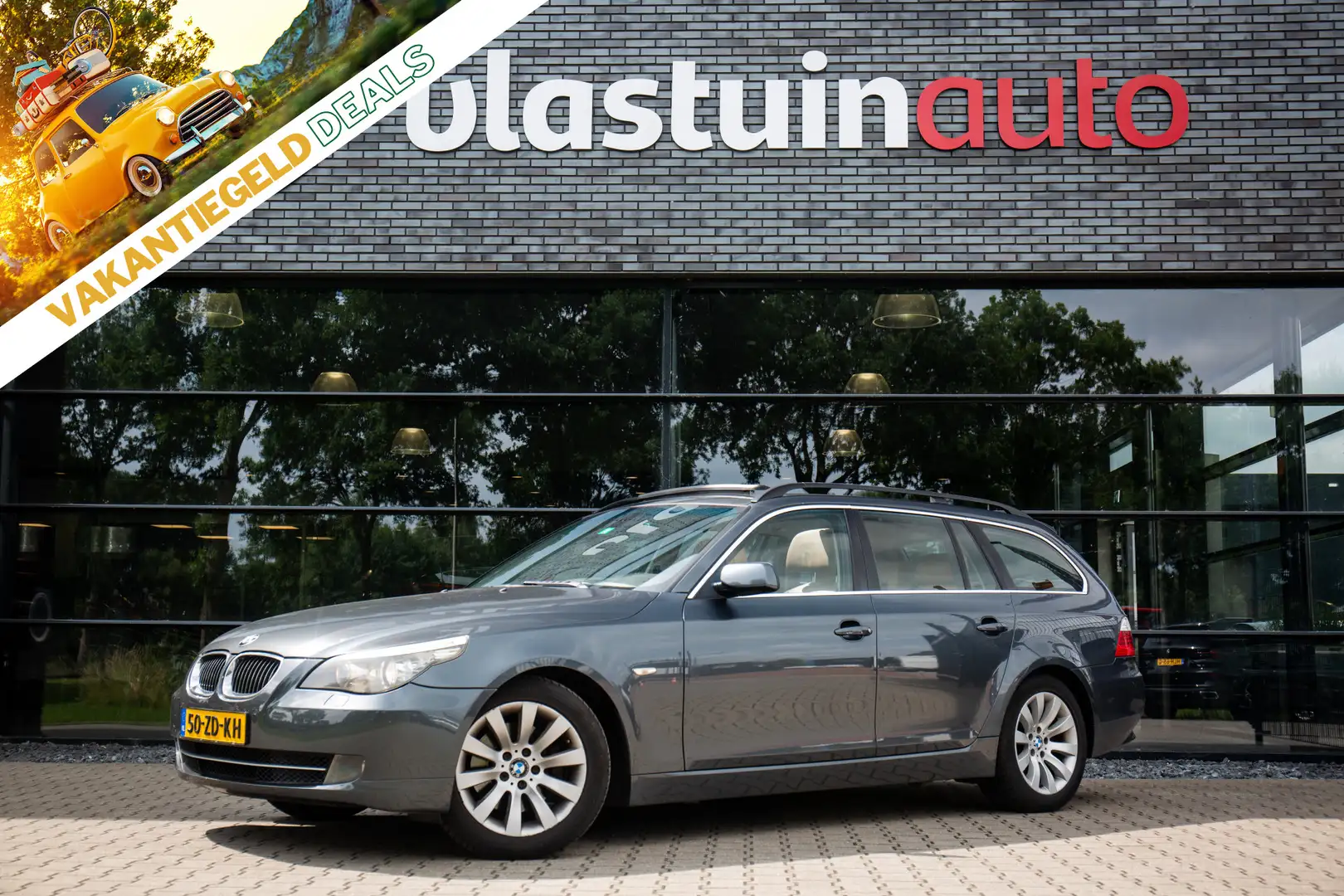 BMW 525 5-serie Touring 525d Business Line , Pano, Comfort Grijs - 1