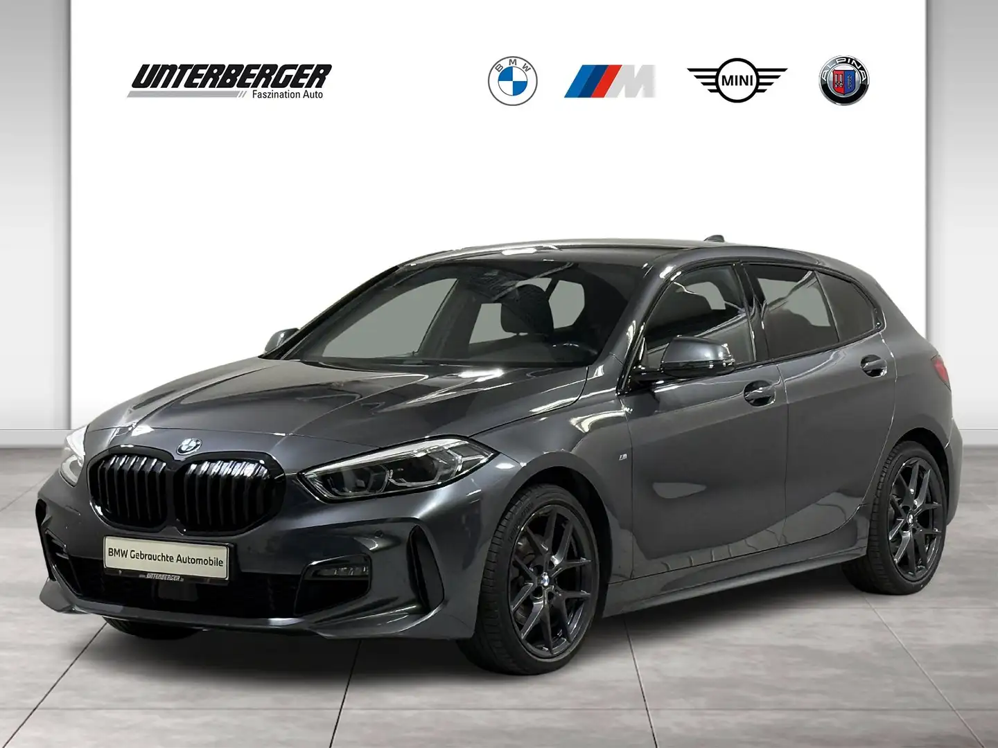 BMW 118 i M Sportpaket Aut Navi DA LED HiFi PDC DAB Grigio - 1