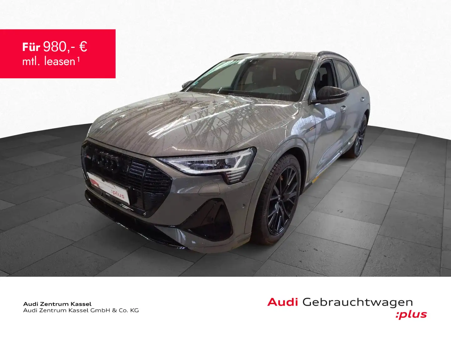 Audi e-tron 55 qu. S line Matrix Navi Kam. Standklima Gris - 1