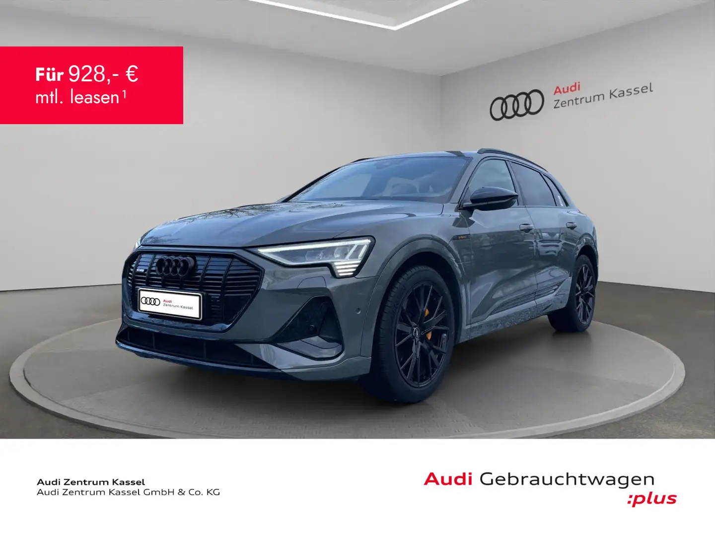 Audi e-tron 55 qu. S line Matrix Navi Kam. Standklima Grau - 1