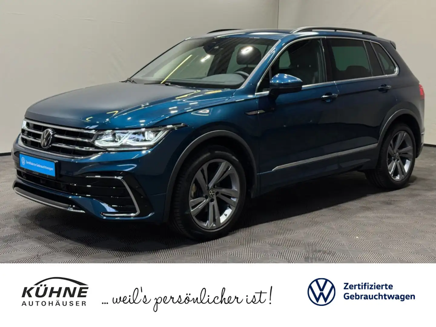 Volkswagen Tiguan R-Line 2.0 TDI DSG | MATRIX NAVI KAMERA Blau - 1