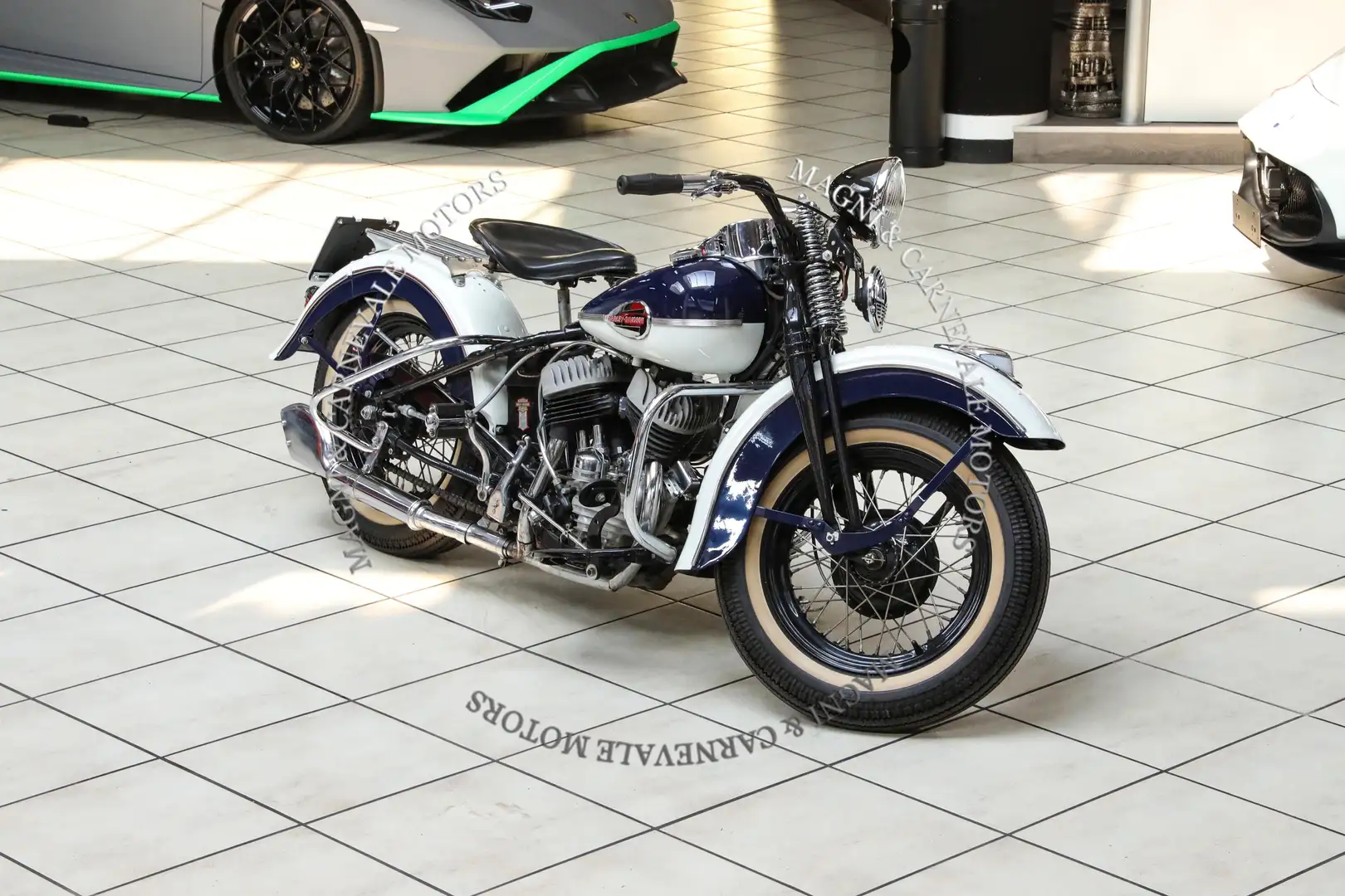 Harley-Davidson WLA 750| A.S.I. |TOTALMENTE RESTAURATA|TOP CONDITION Blu/Azzurro - 2