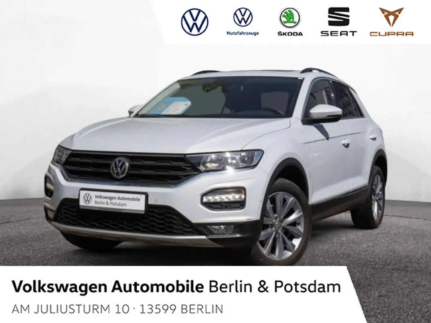 Volkswagen T-Roc 1.0 TSI Style P-Dach Connect SHZ PDC Silber - 1