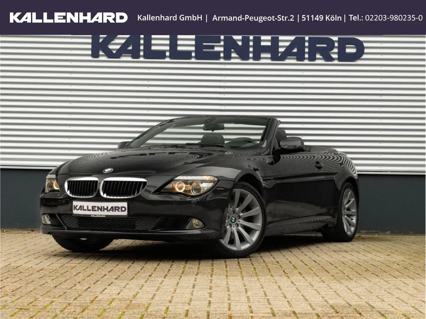 BMW 630 6 Serie i Cabrio-Dynamic Drive-Facelift-Youngtimer Schwarz - 2