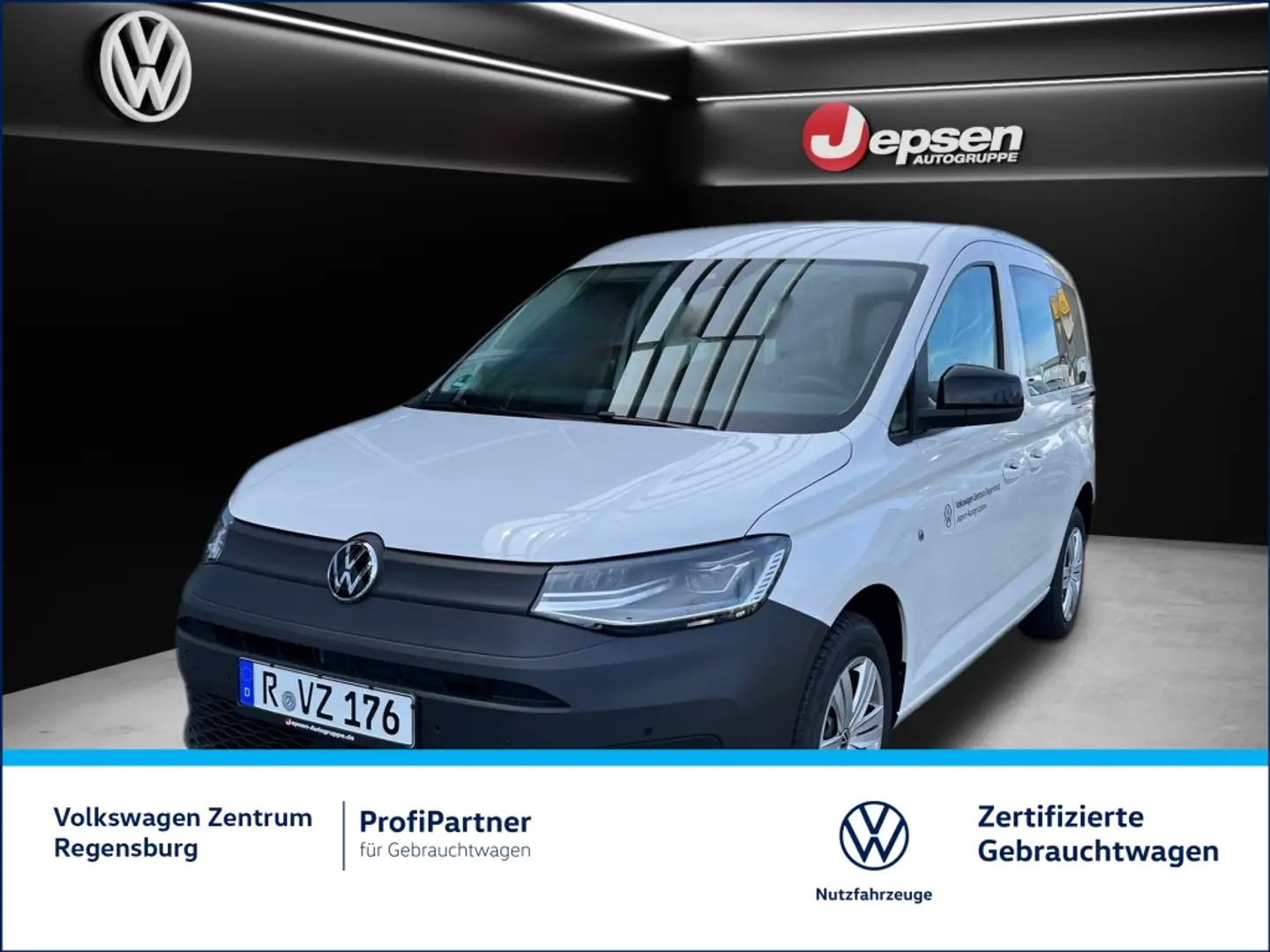 Volkswagen Caddy 1.5 TSI LED PDC SpurH KlimaA GRA DAB+ Weiß - 1