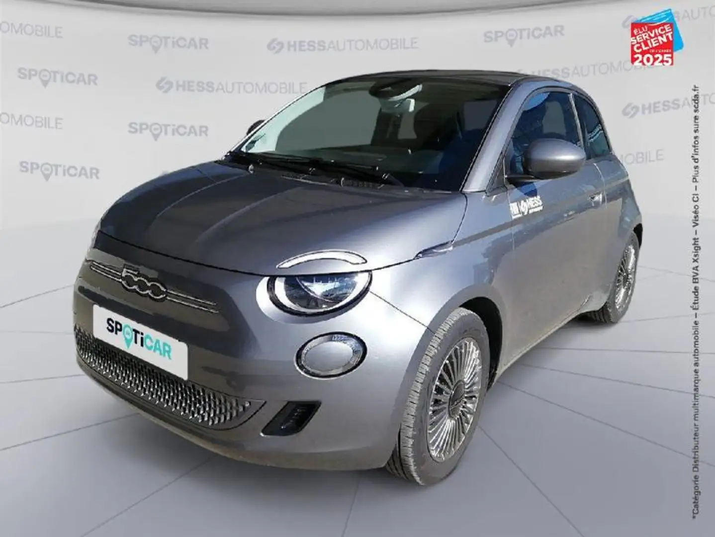Fiat 500e e 118ch Icône Gris - 1