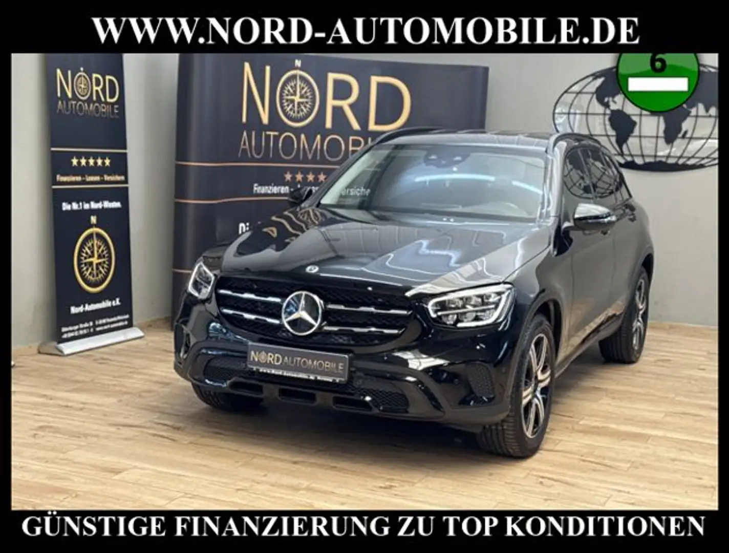 Mercedes-Benz GLC 220 d 4MATIC AHK*StHz*HUD*Night*Kam*Memo*19Z Чорний - 1
