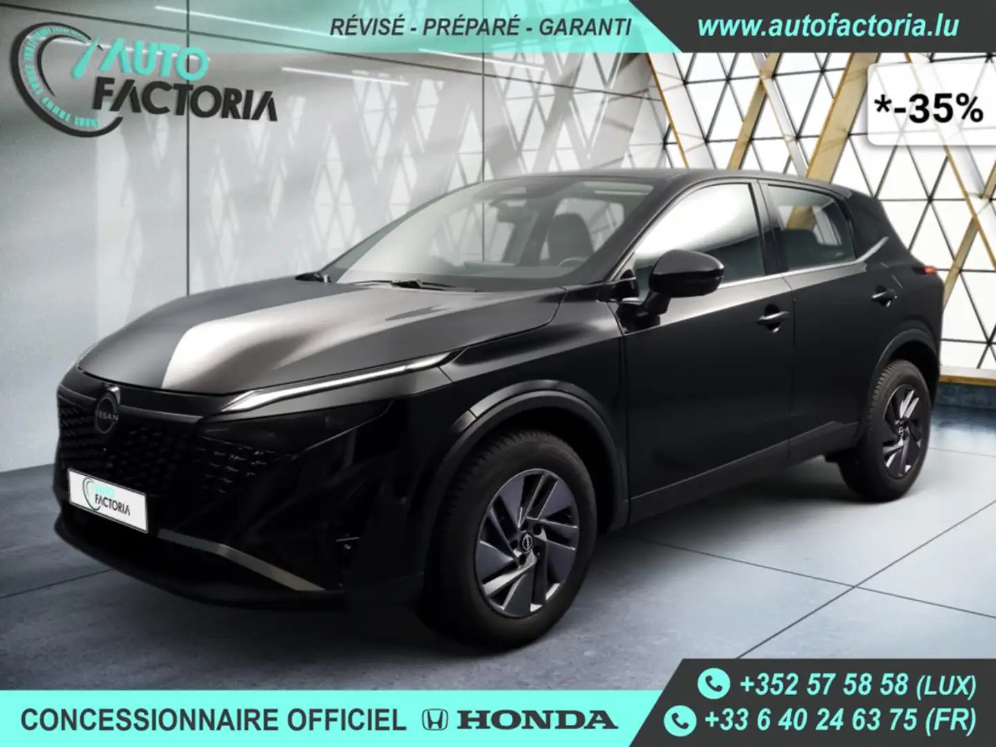 Nissan Qashqai -35% 1.3 DIGT 140 +GPS+PK HIVER+CAM360+Opts Noir - 1