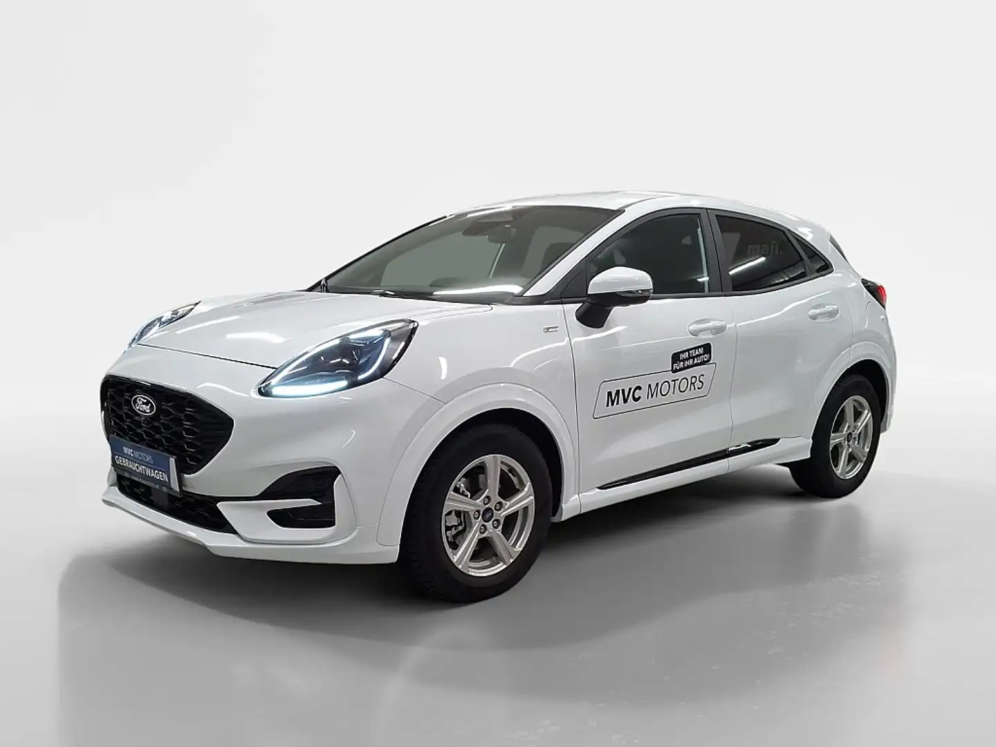 Ford Puma 1,0 EcoBoost Hybrid ST-Line Aut. Weiß - 2