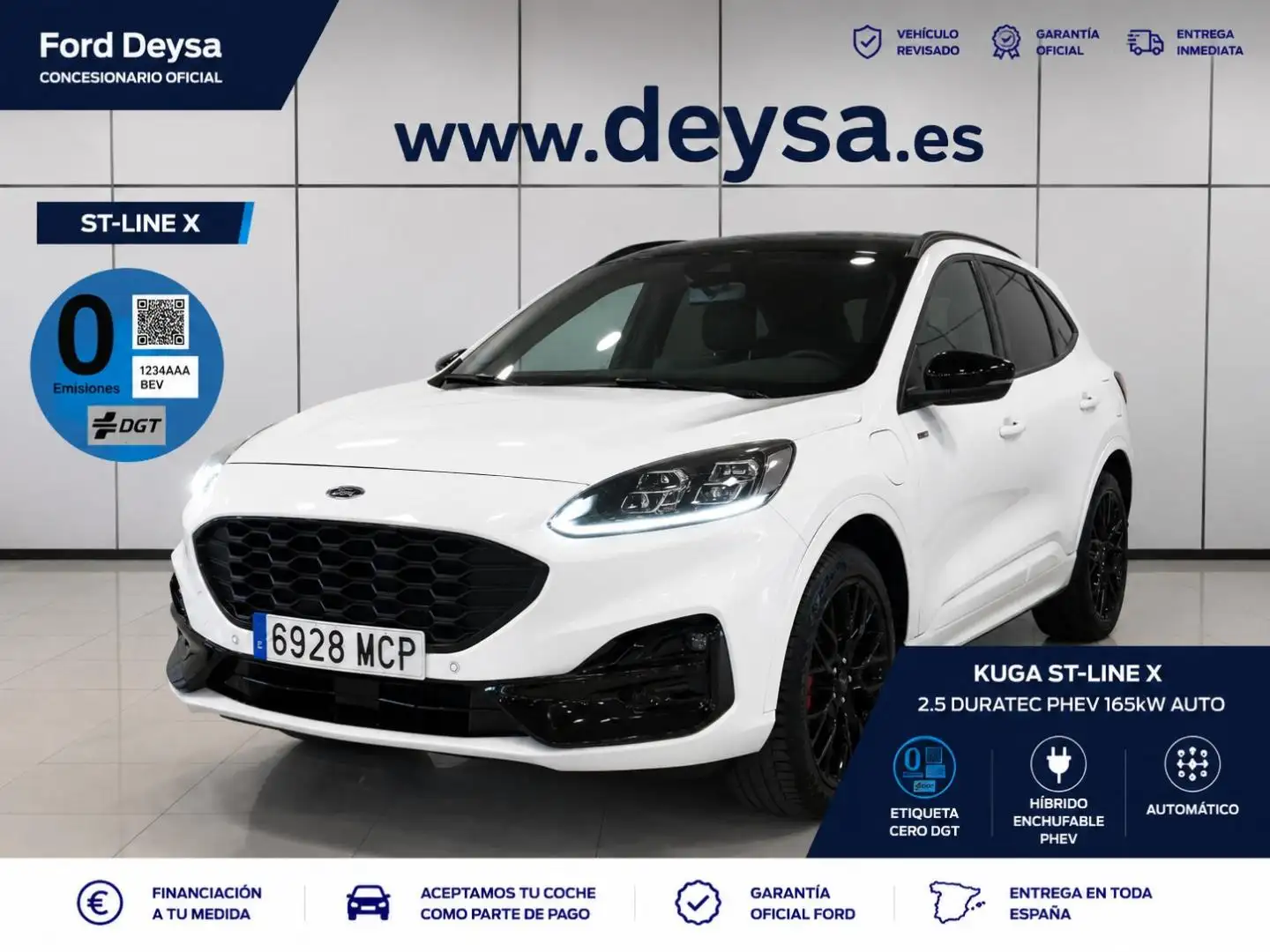 Ford Kuga ST-Line X 2.5 Duratec PHEV 165kW Auto Blanco - 1
