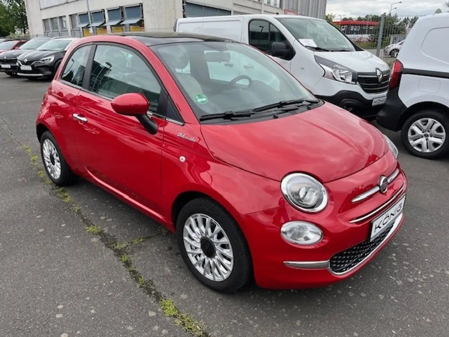 Fiat 500 1.0 GSE DolceVita Klima*Carplay*Tempomat Rood - 1