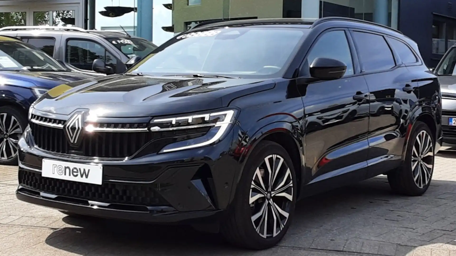 Renault Espace VI 1.2 E-TECH Hybrid 200 Iconic 7sz (EU6e) Zwart - 1