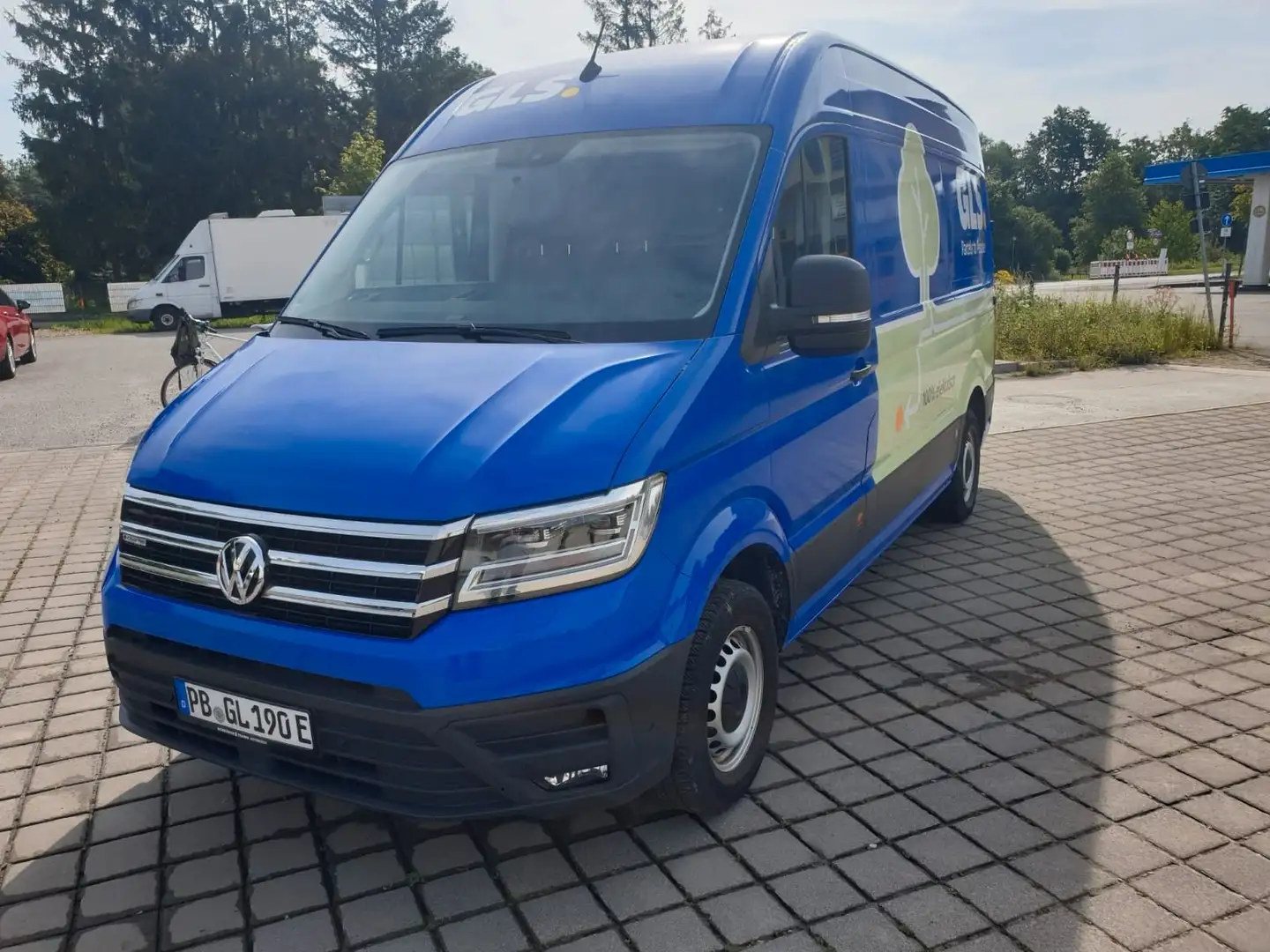 Volkswagen Crafter e-Crafter Kasten mittellang Hochdach/LED/Navi/ Blau - 1