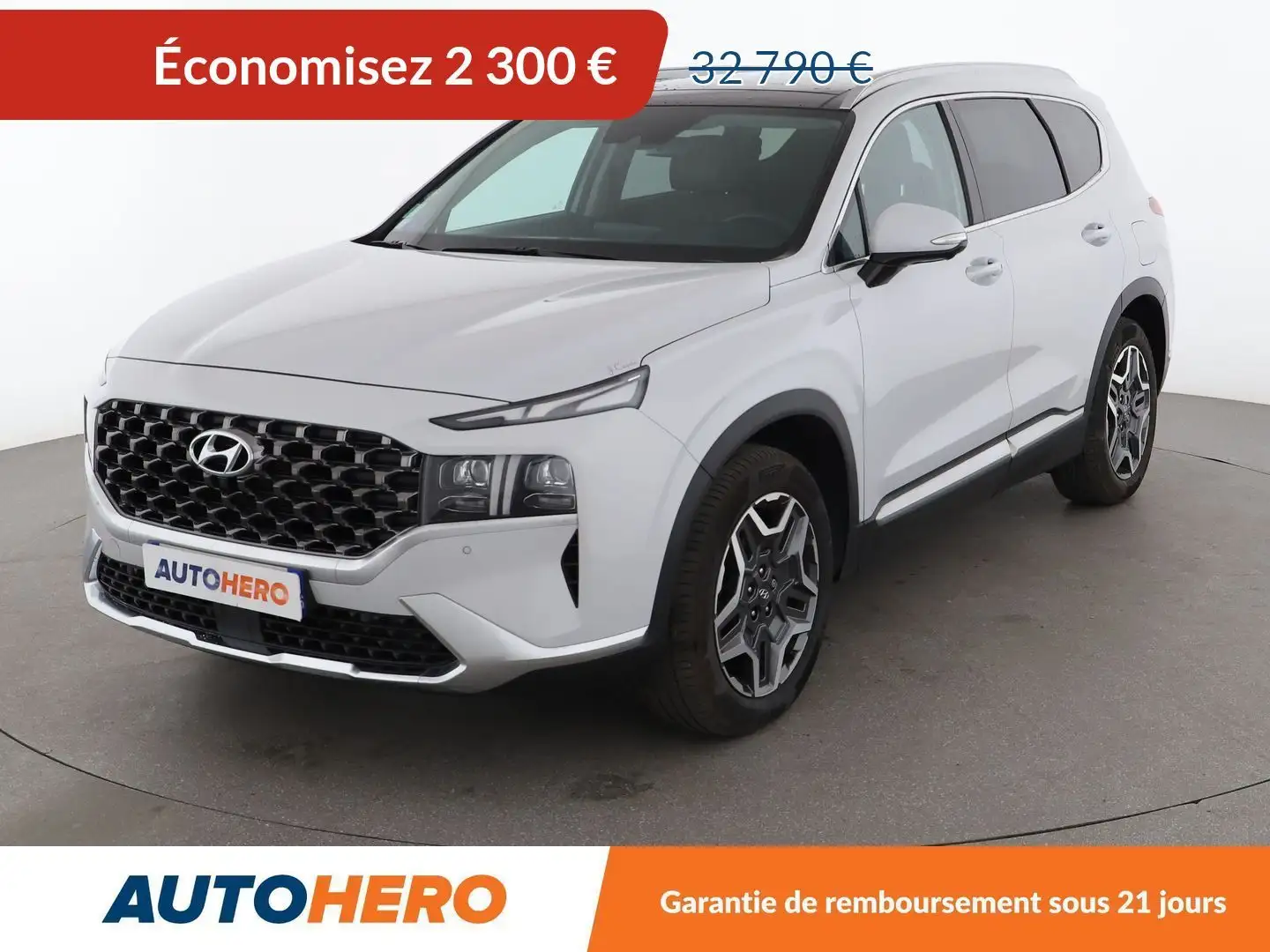 Hyundai SANTA FE 1.6 T-GDi Plug-In-Hybrid HTRAC Executive BVA6 Blanc - 1