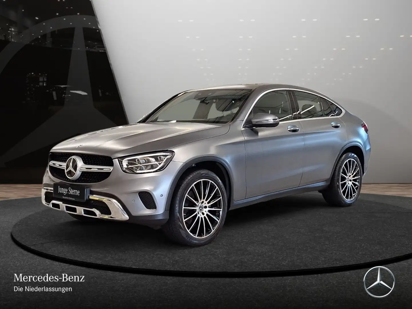 Mercedes-Benz GLC 220 d Coupé 4M AHK+LED+KAMERA+HUD+SITZKLIMA Grau - 2
