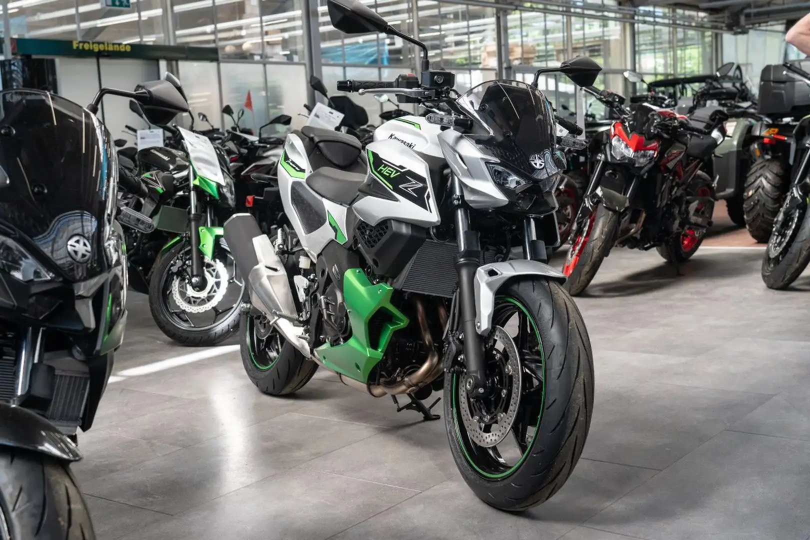 Kawasaki Z7 Hybrid mit 4 JAHREN WERKSGARANTIE Срібний - 2