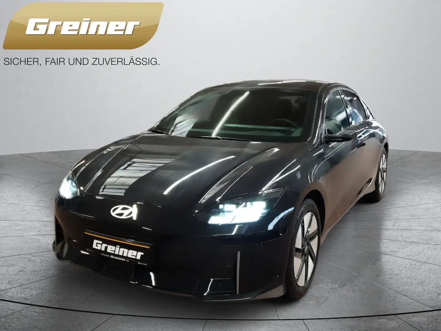 Hyundai IONIQ 6 77,4 kWh UNIQ-Paket NAVI|KAMERA|SHZ|LRHZ Schwarz - 2