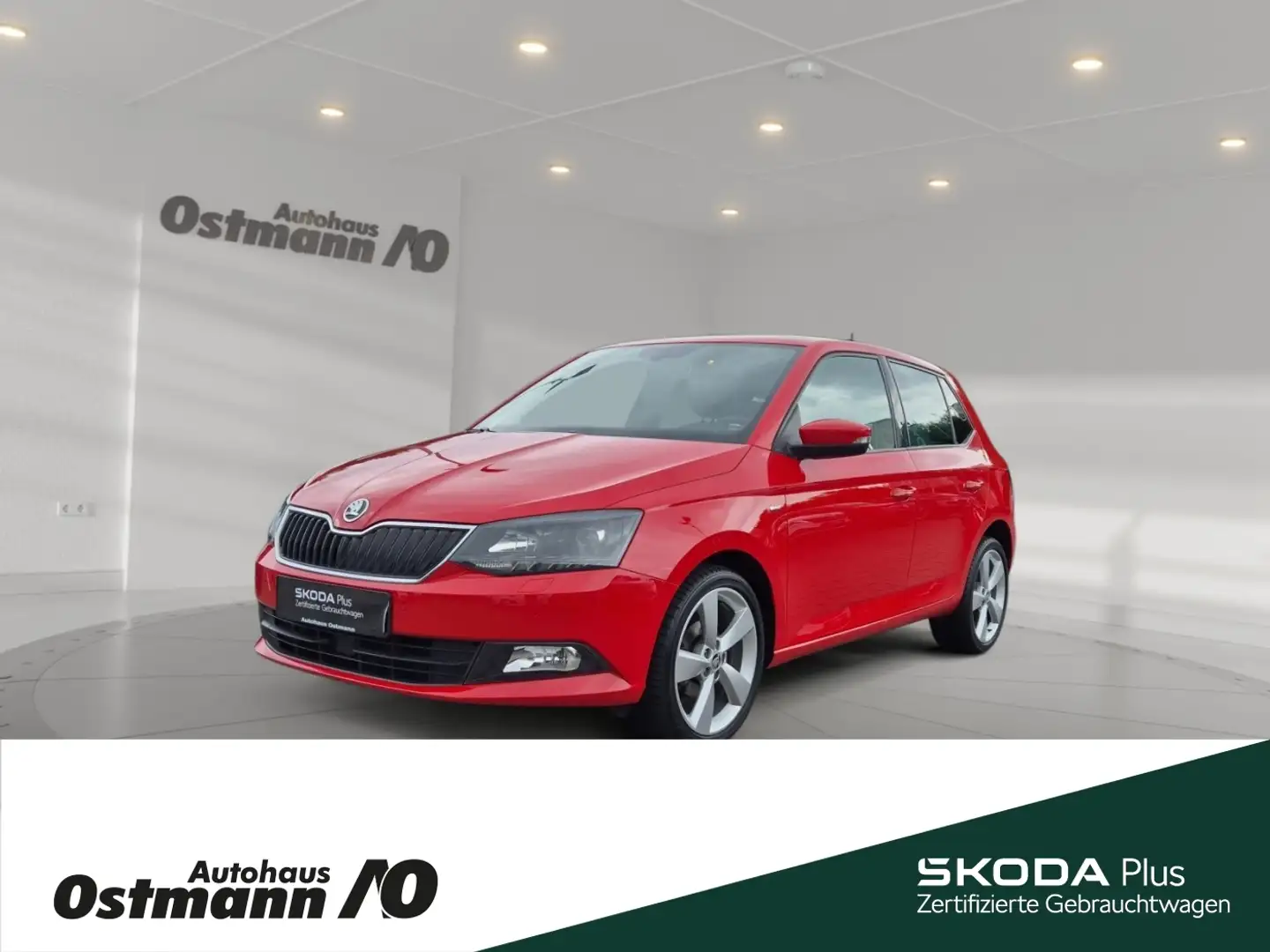 Skoda Fabia 1.0 70 kw TSI Green tec *ACC*PDC VO/HI*SmartLink* Rouge - 1