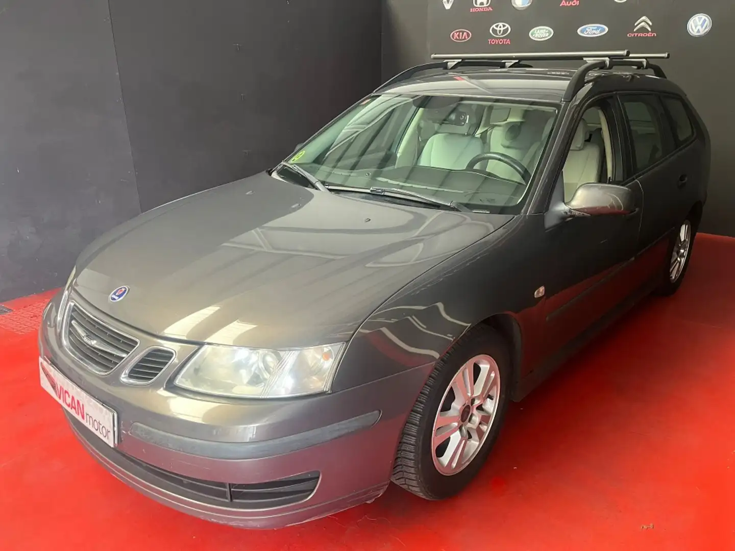Saab 9-3 1.8t Linear 150 Gris - 2