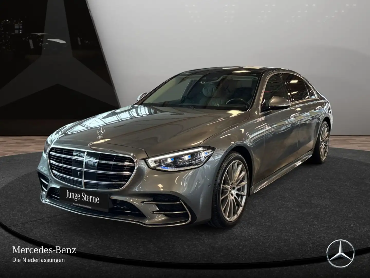 Mercedes-Benz S 400 d L 4M AMG+PANO+360+DIGITAL-L+BURMESTER3D Grau - 2