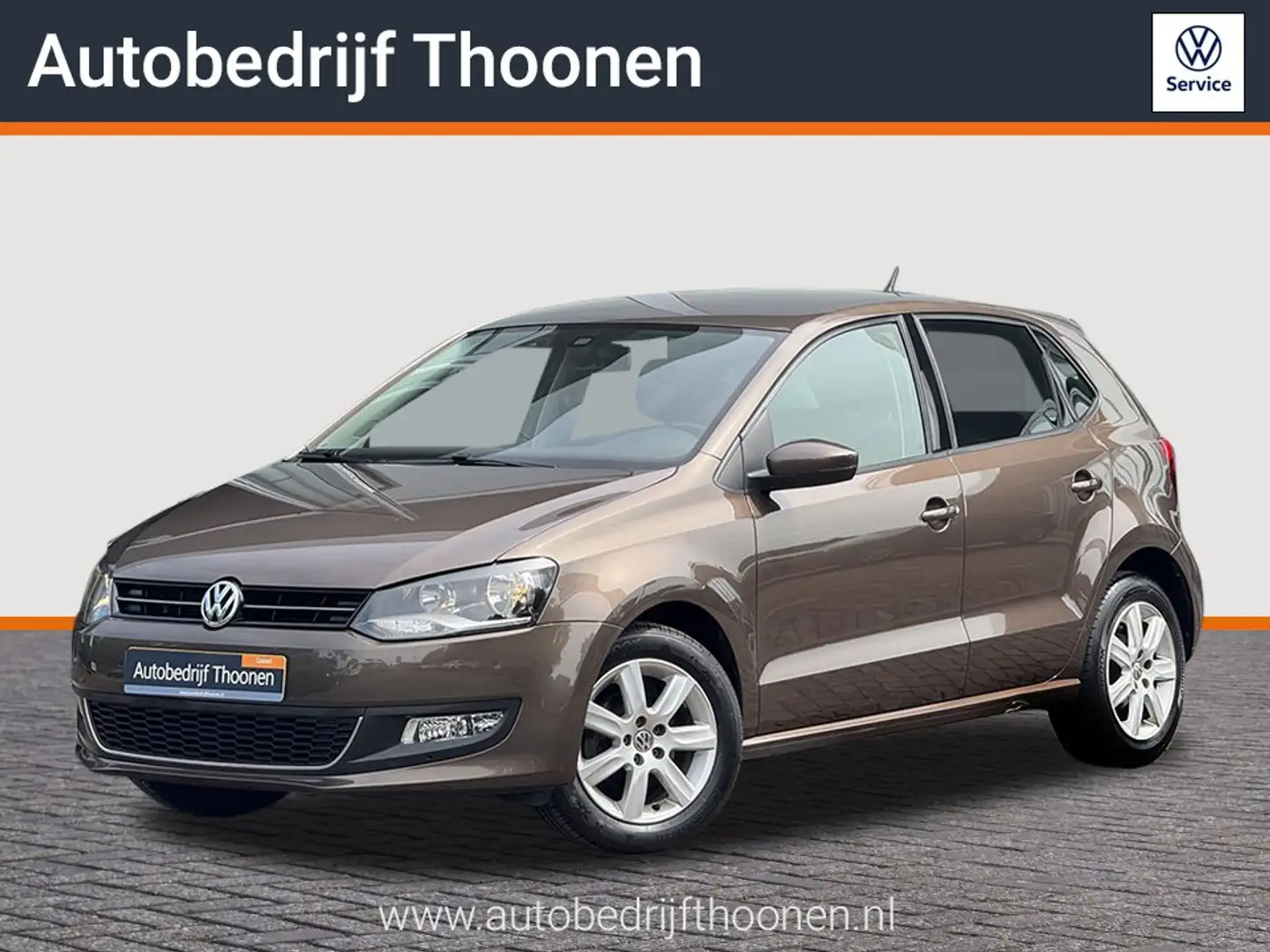 Volkswagen Polo 1.2 TSI BlueMotion Highline Trekhaak | Airco | Cru Bruin - 1