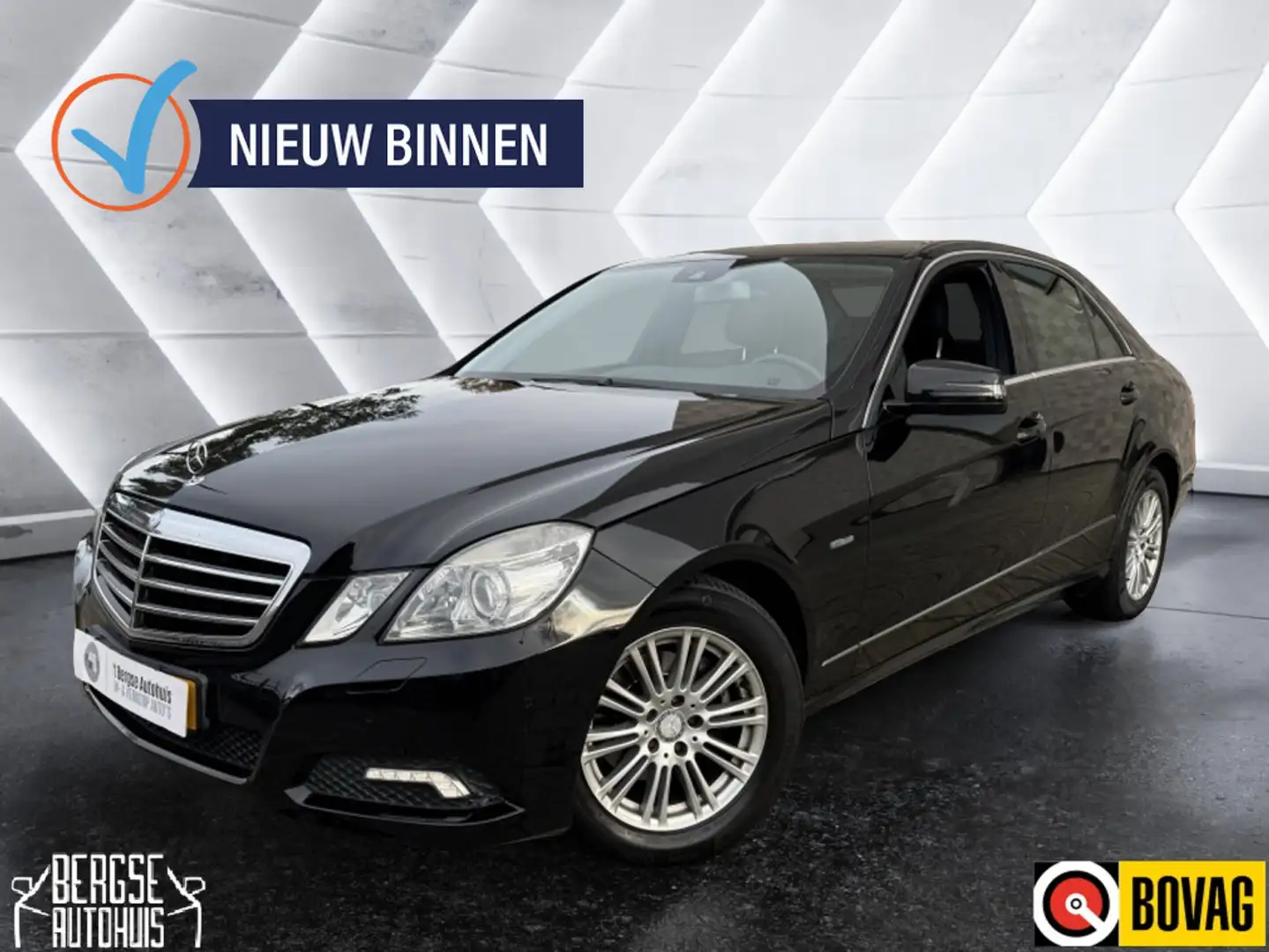 Mercedes-Benz E 200 klasse CGI Avantgarde Cruise Stoel.vw Clima Zwart - 1