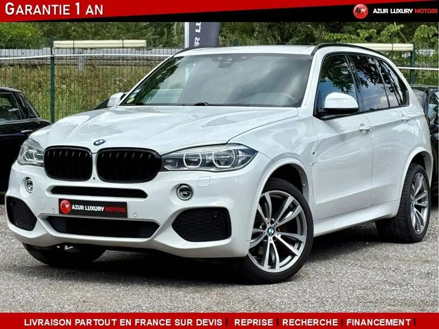 BMW X5 F15 30d xDrive 258 PACK M SPORT Blanc - 1