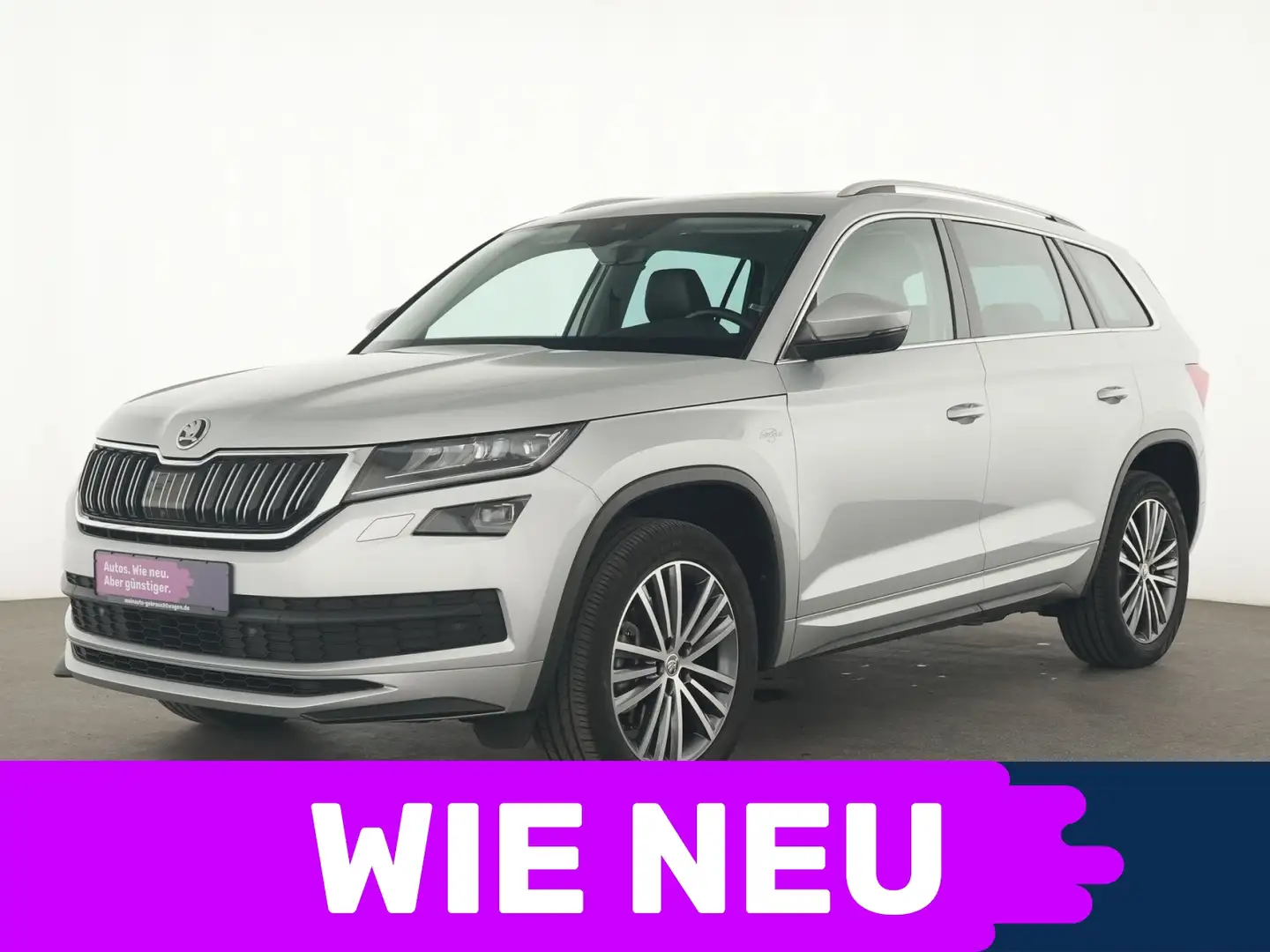 Skoda Kodiaq L&K ACC|Pano|Kessy|LED|Navi|Kamera Argent - 1