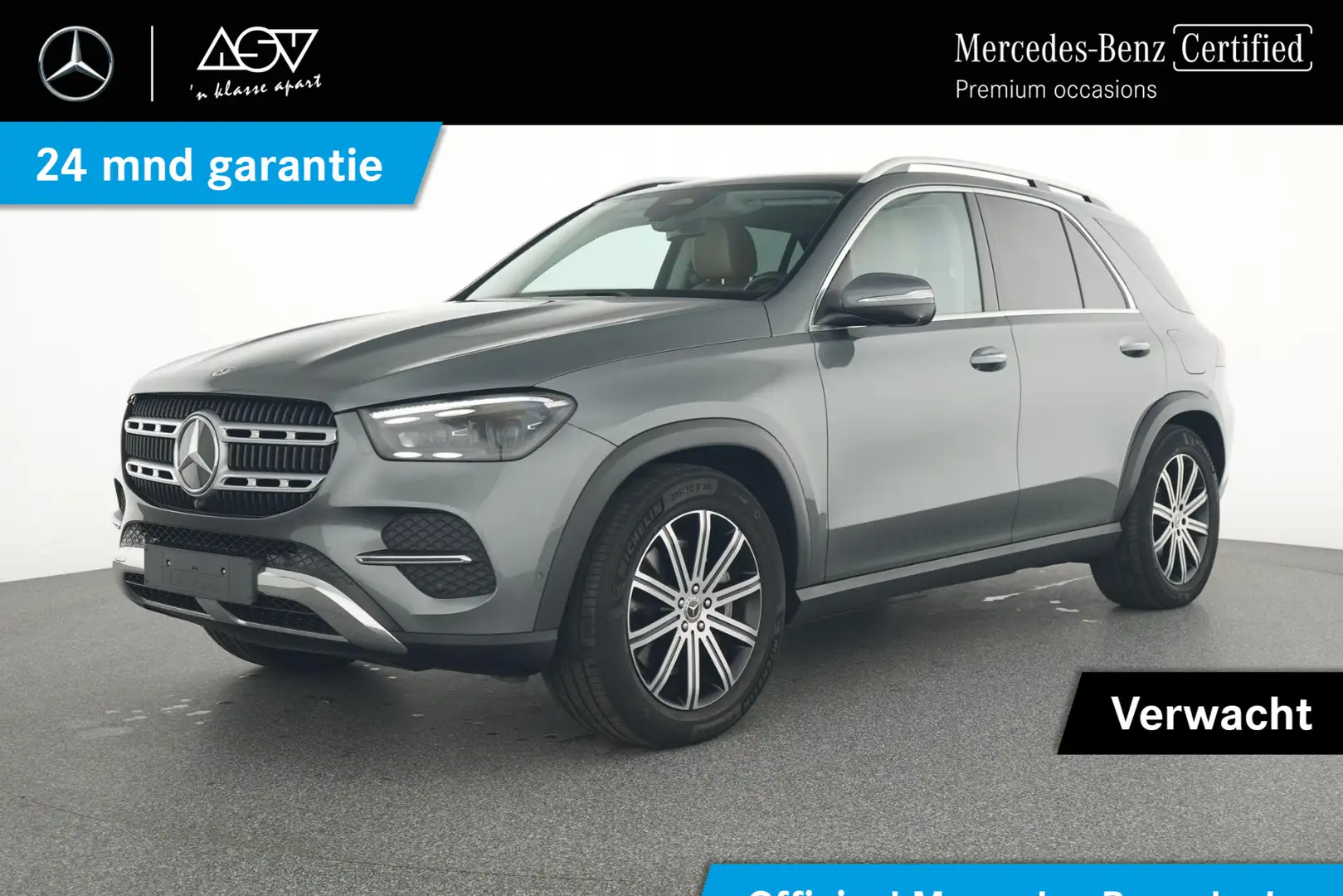 Mercedes-Benz GLE 350 de 4MATIC Luxury Line Luchtvering, Burmester surro Grijs - 1