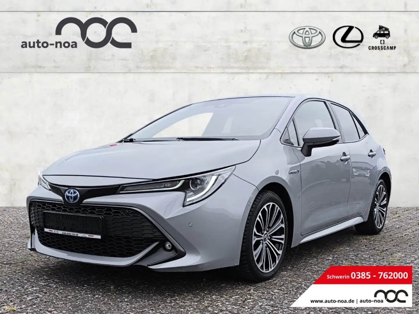 Toyota Corolla Hybrid Club 2.0 EU6d-T SHZ LenkradHZG Keyless Entr Gris - 1