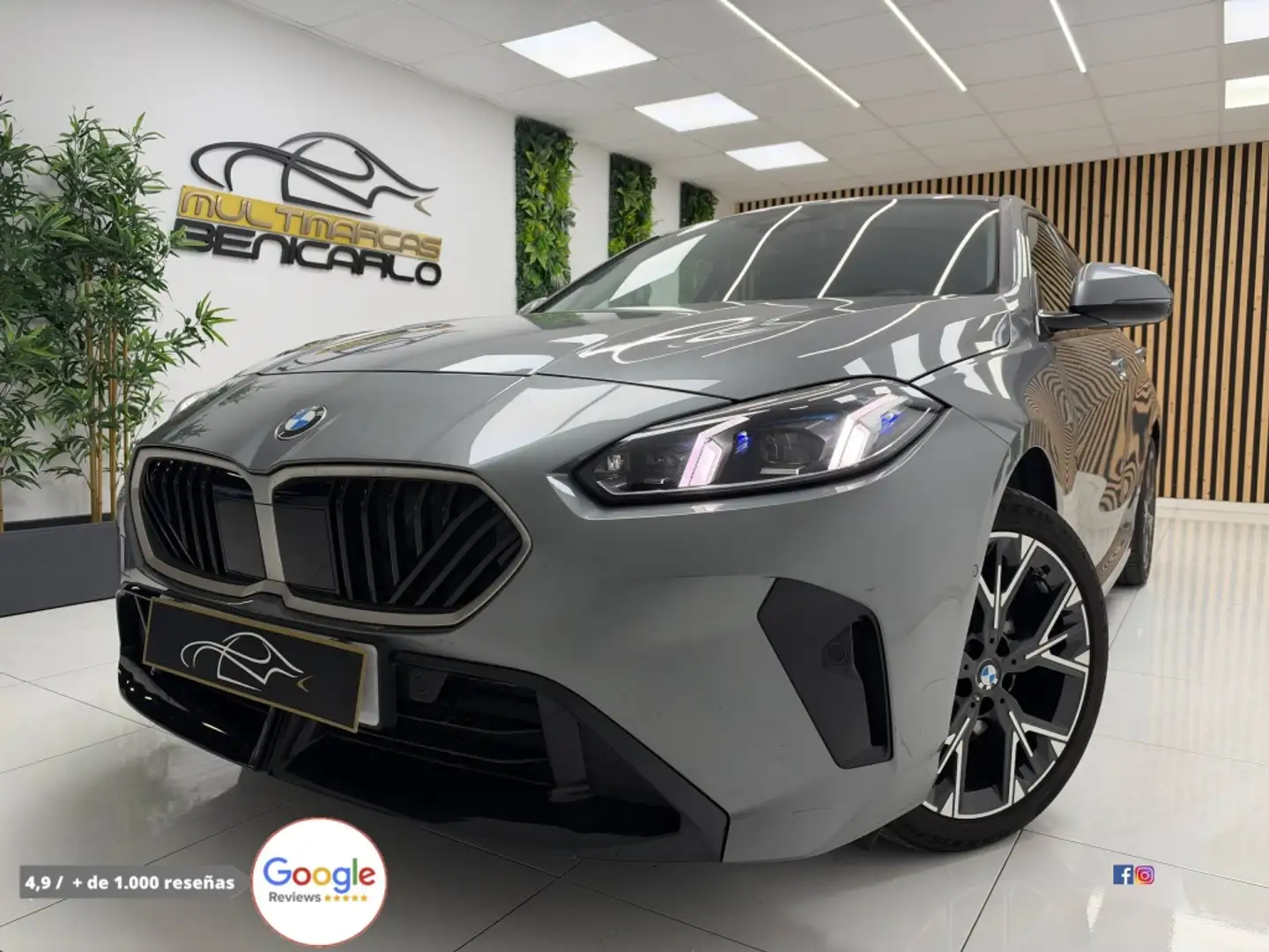 BMW 116 118dA Gris - 2