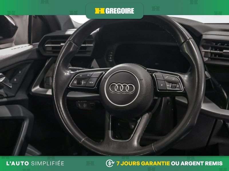 2023 Audi A3 KOMFORT AWD AUTO A/C CUIR TOIT MAGS CAM RECULE 2,000 cc 4 cyl thumb 18