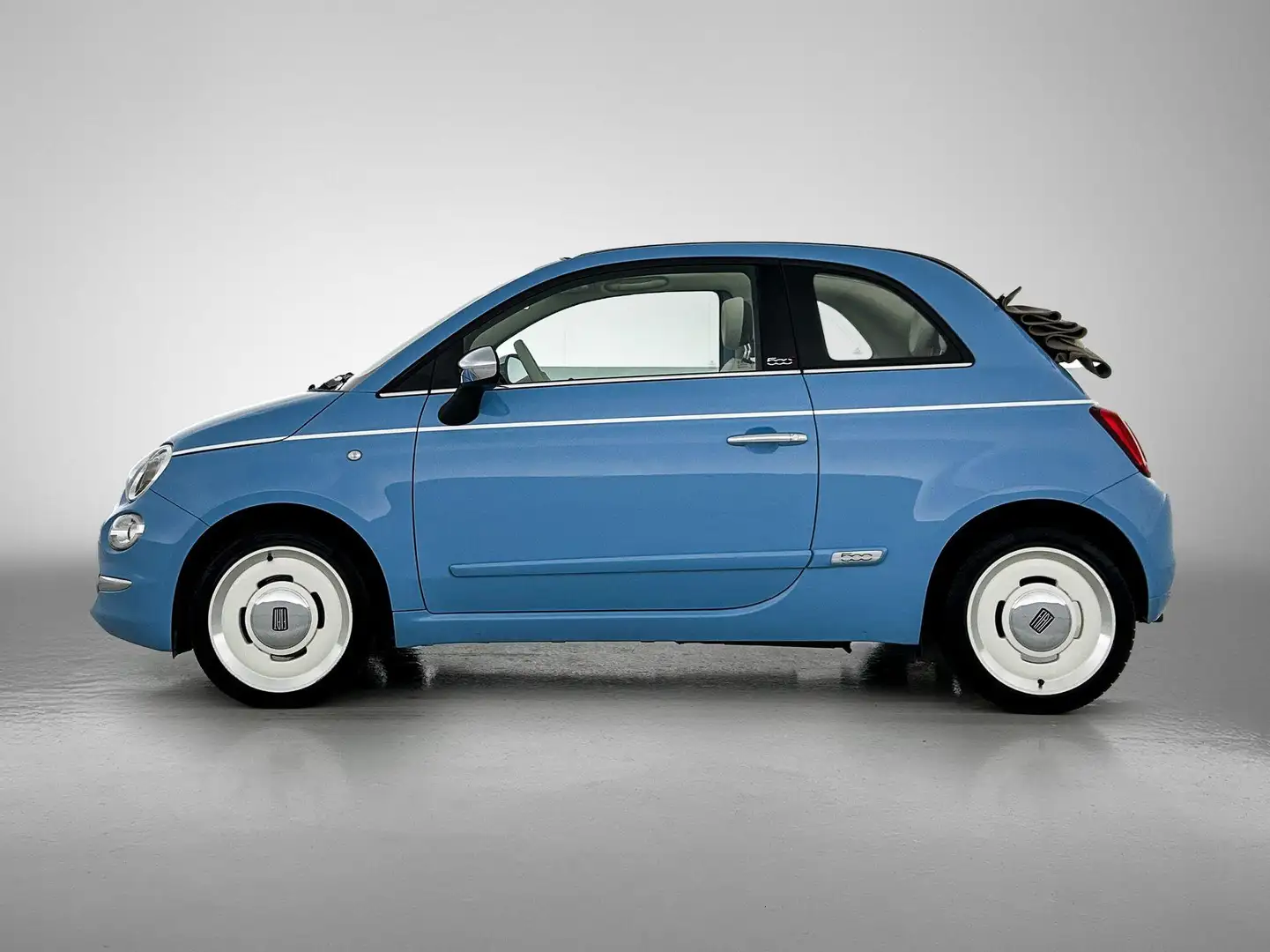 Fiat 500C 0.9 TwinAir Turbo Spiaggina 58 Blauw - 2