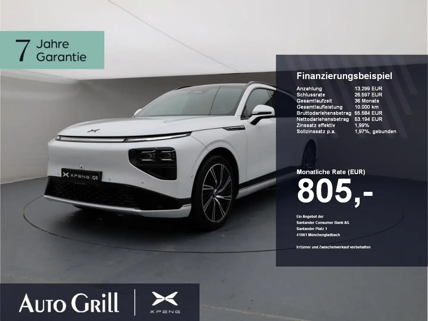 Xpeng G9 AWD Performance Modell 24 MY2024 Premium Paket Car Weiß - 1