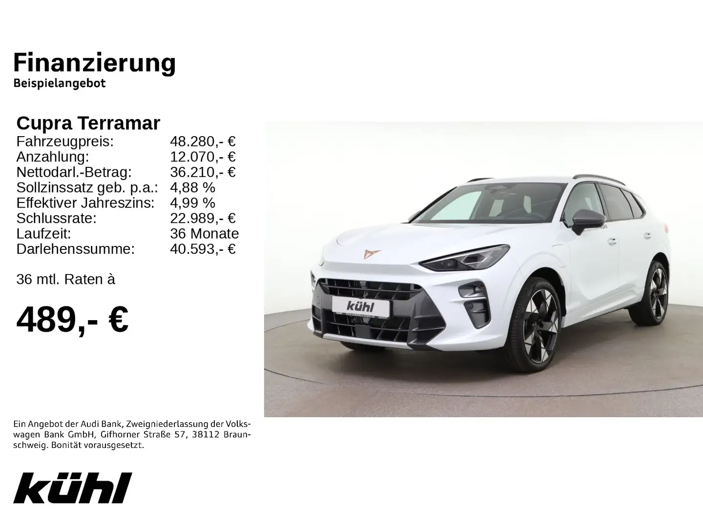 CUPRA Terramar 1.5 eHybrid TSI DSG VZ Matrix Sennheise Weiß - 2