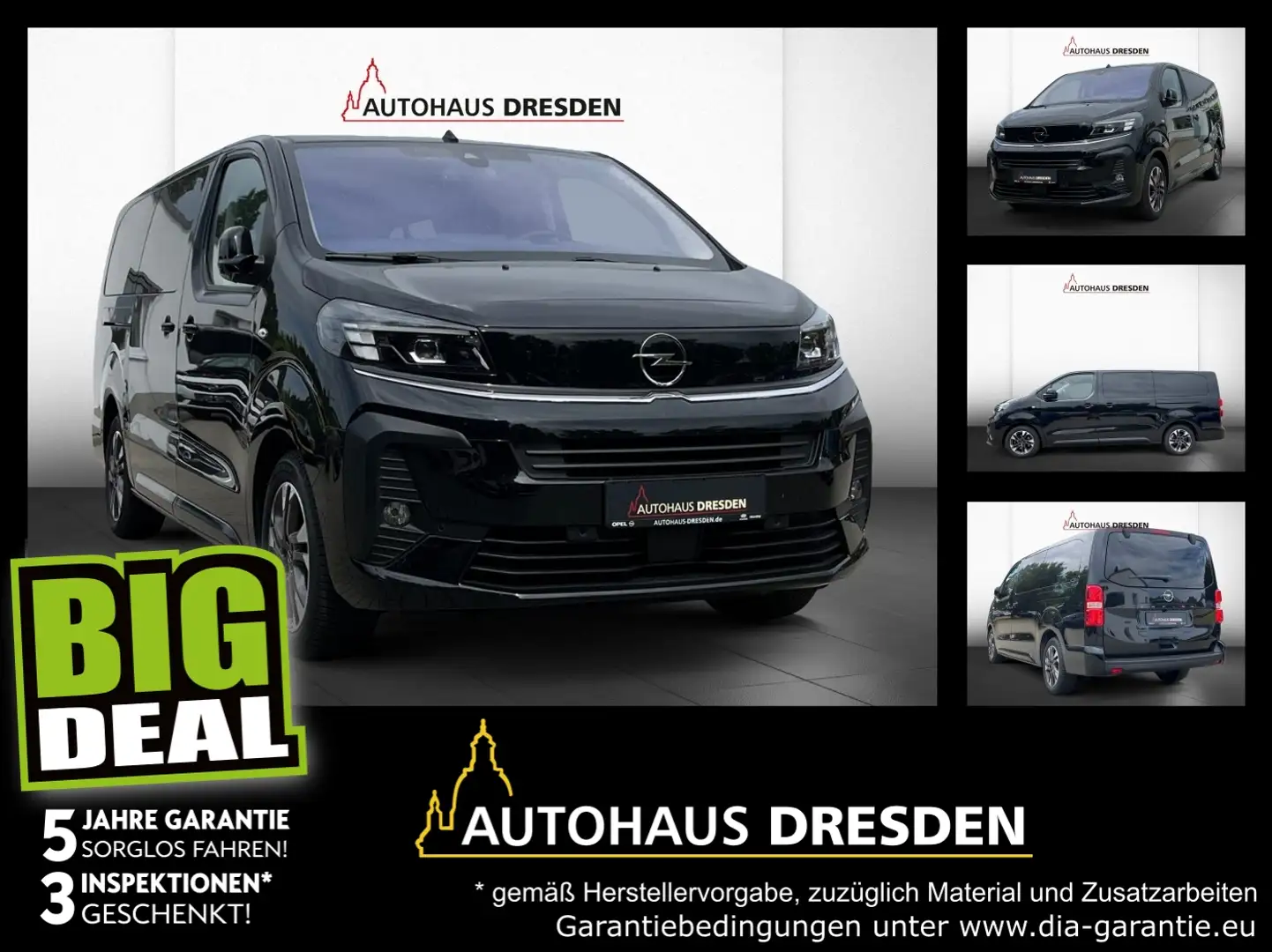 Opel Zafira Life 2.0 D (L3) NAVI, DAB, KLIMA Schwarz - 1
