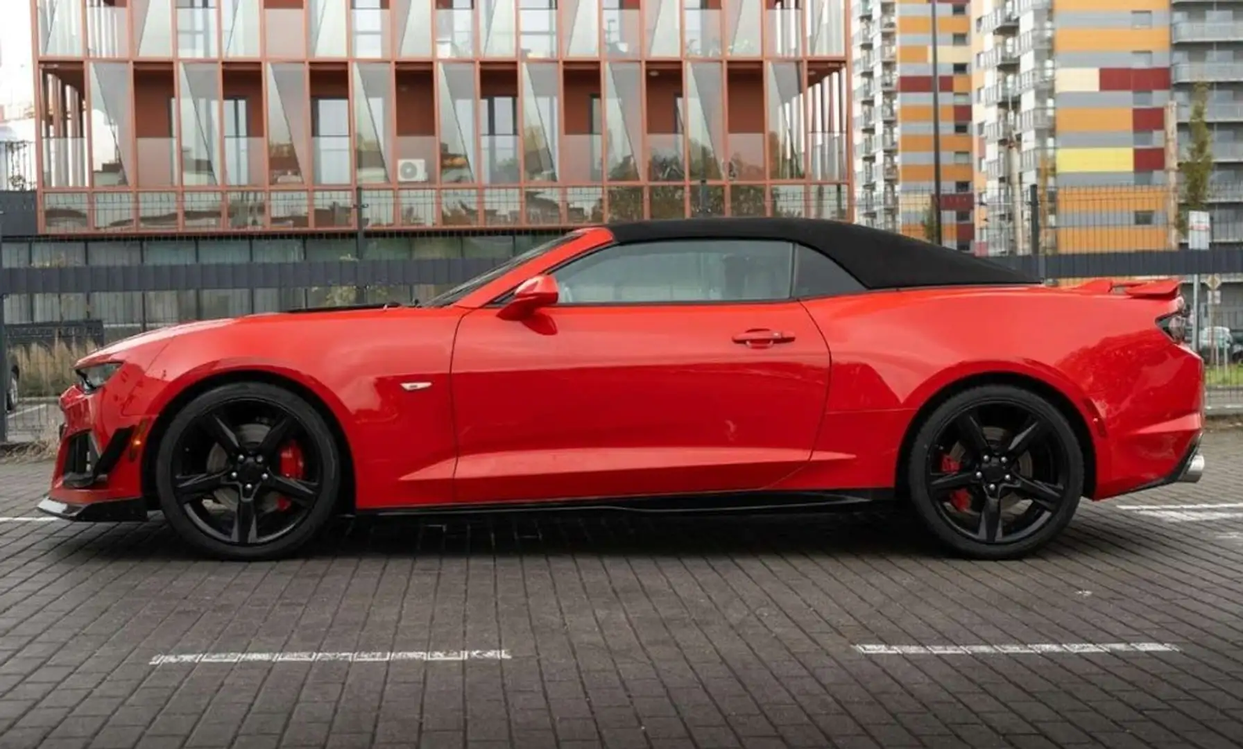 Chevrolet Camaro Cabrio Auto Rojo - 2