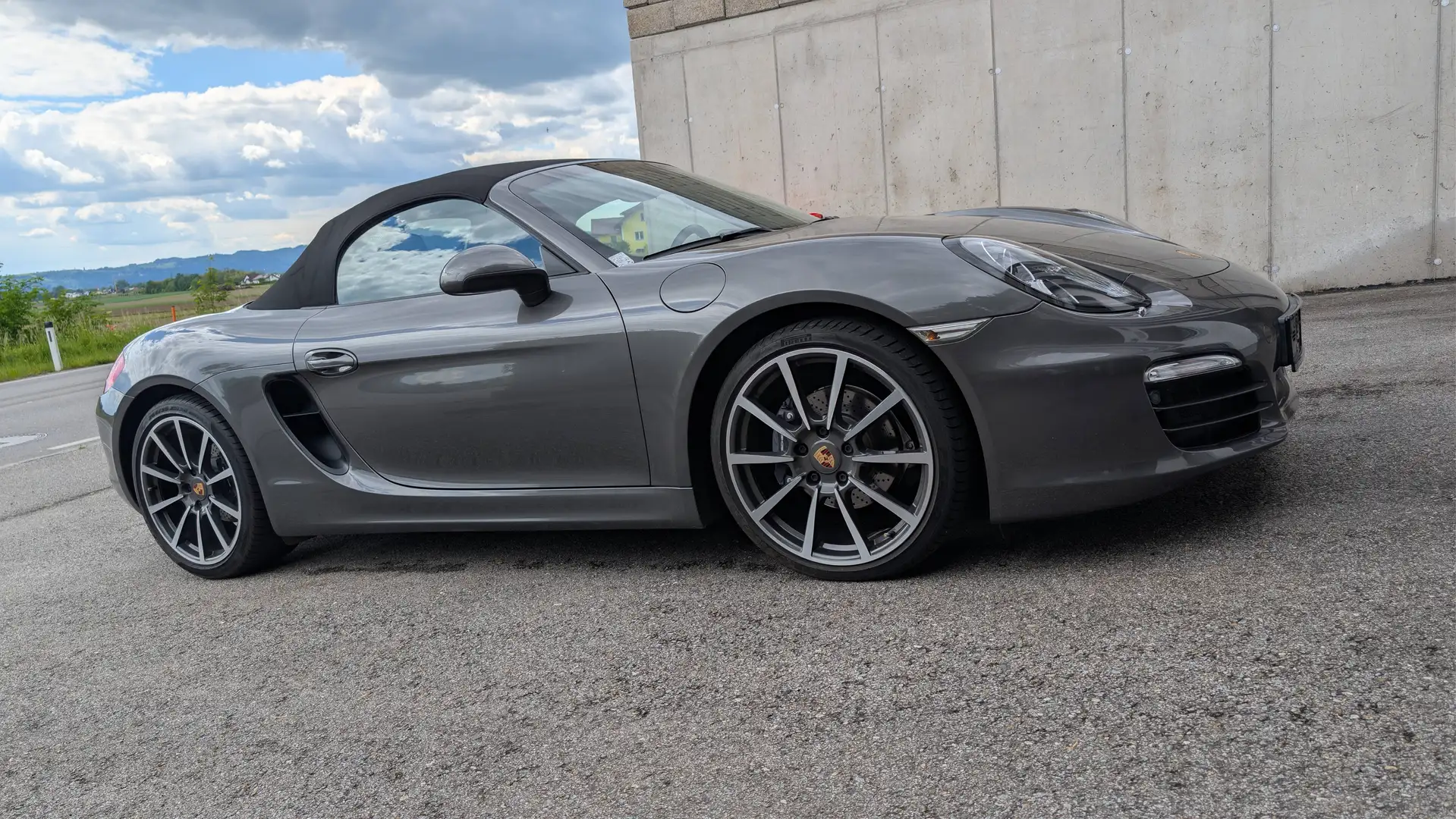 Porsche Boxster Boxster 981 2,7 DSG Grau - 2