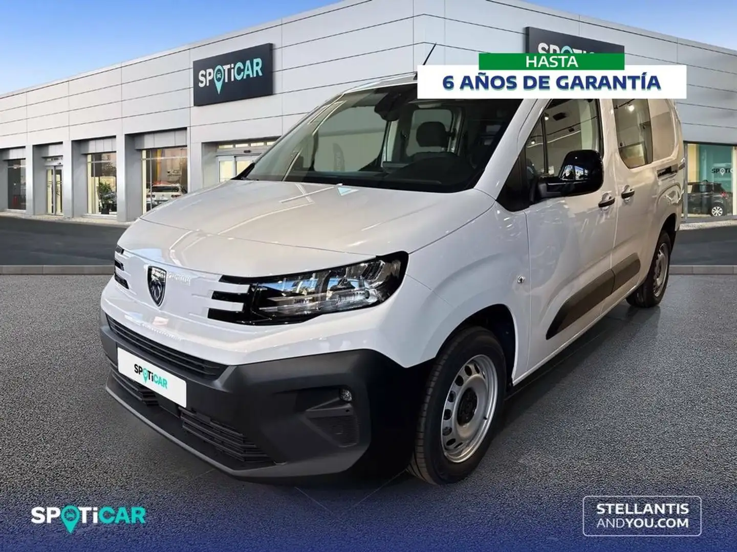 Peugeot Partner Doble Cabina BlueHDi 73kW (100CV) S&S - Wit - 1
