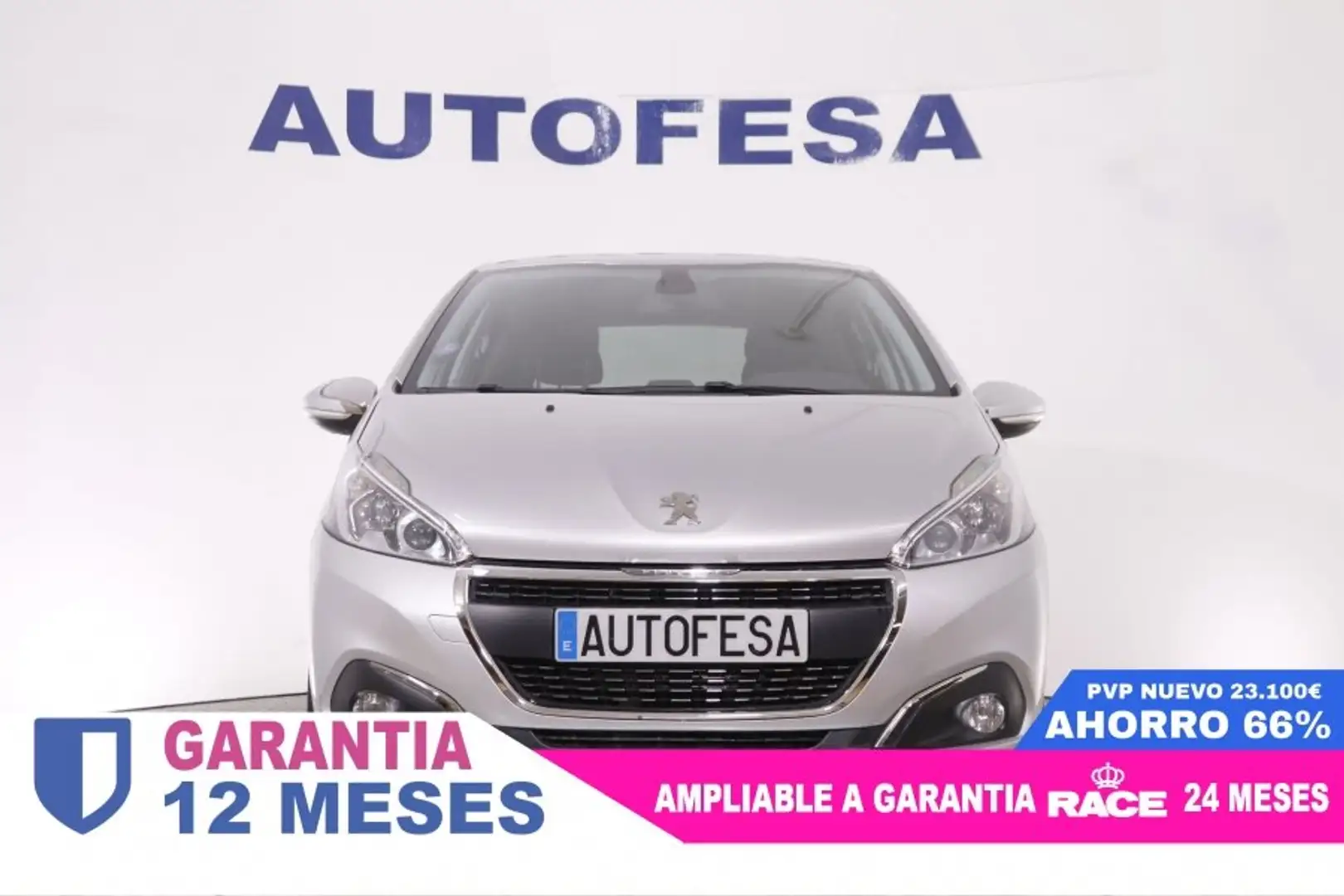 Peugeot 208 1.2 PURE TECH ALLURE 82CV 5P # PARKTRONIC Gris - 2