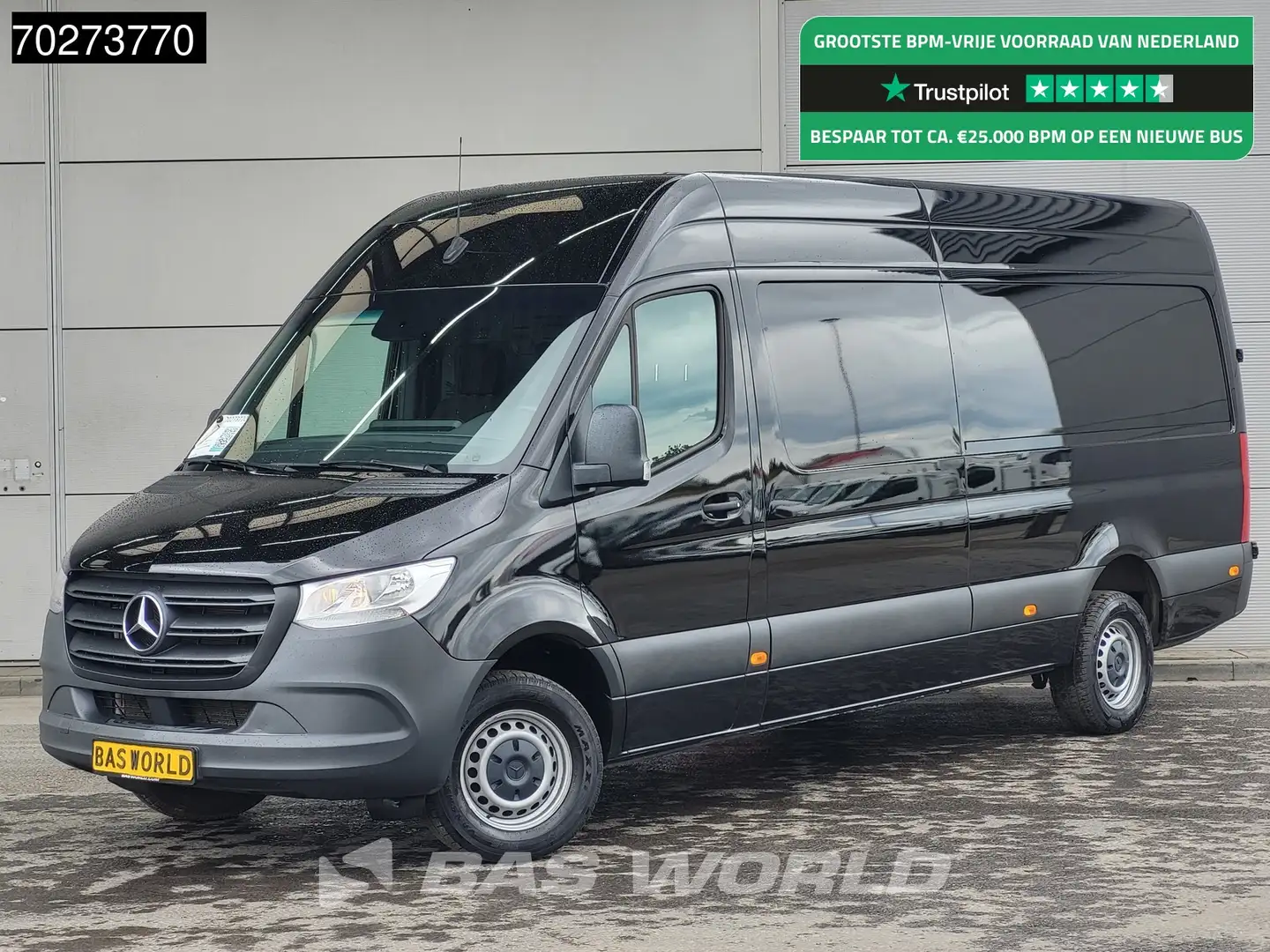 Mercedes-Benz Sprinter 317 CDI Automaat L3H2 3500kg Trekhaak 170PK Airco Noir - 1