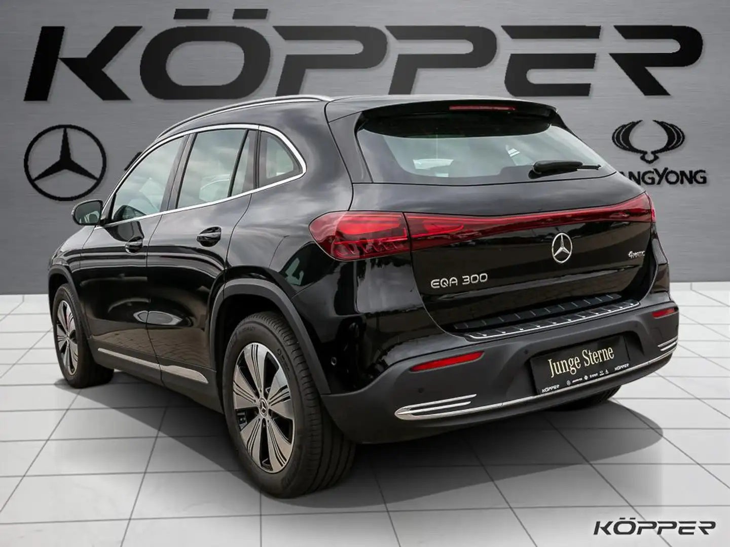 Mercedes-Benz EQA 300 4M Progr. Advanced Black Line Kamera Noir - 2