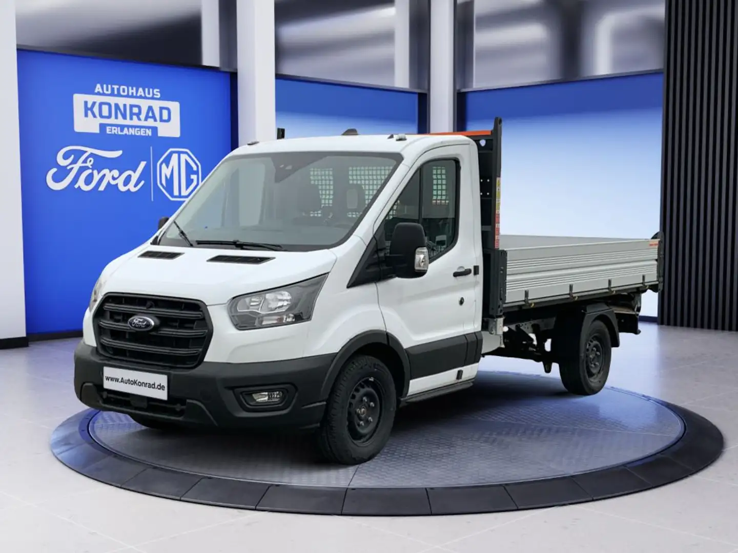 Ford Transit 350 L2 VA Autm. Heavy Trend Blanc - 1