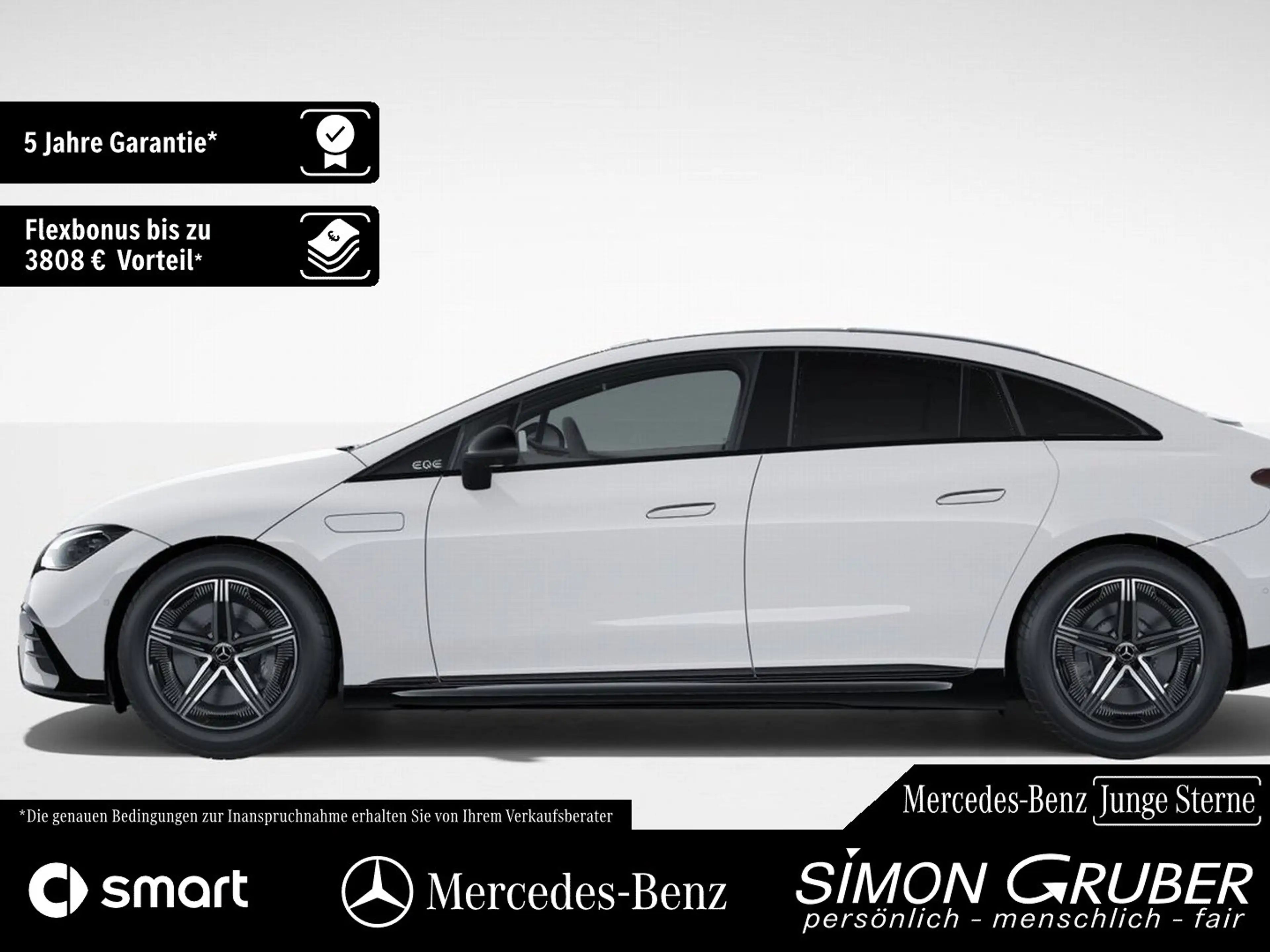 Mercedes-Benz EQE 350 4M AMG Night Pano Burm DigiLight ACC 360 — photo 2