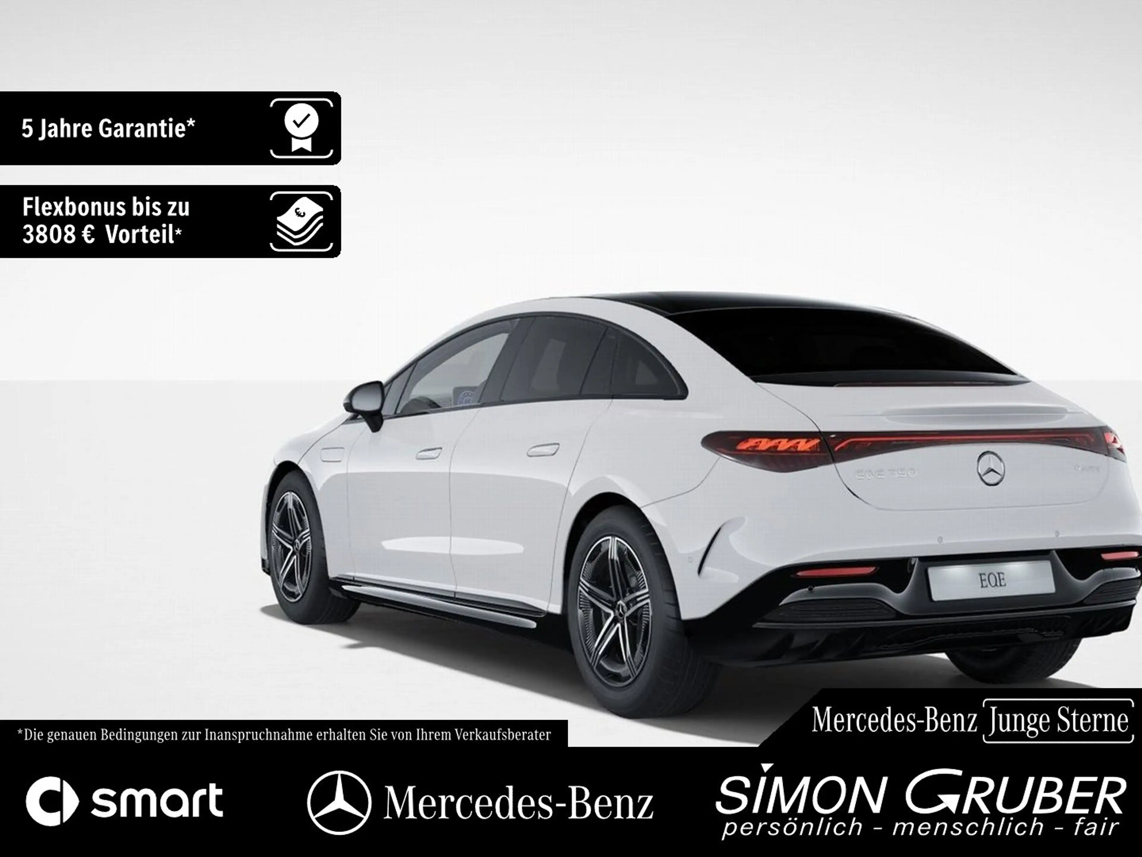 Mercedes-Benz EQE 350 4M AMG Night Pano Burm DigiLight ACC 360 — photo 3