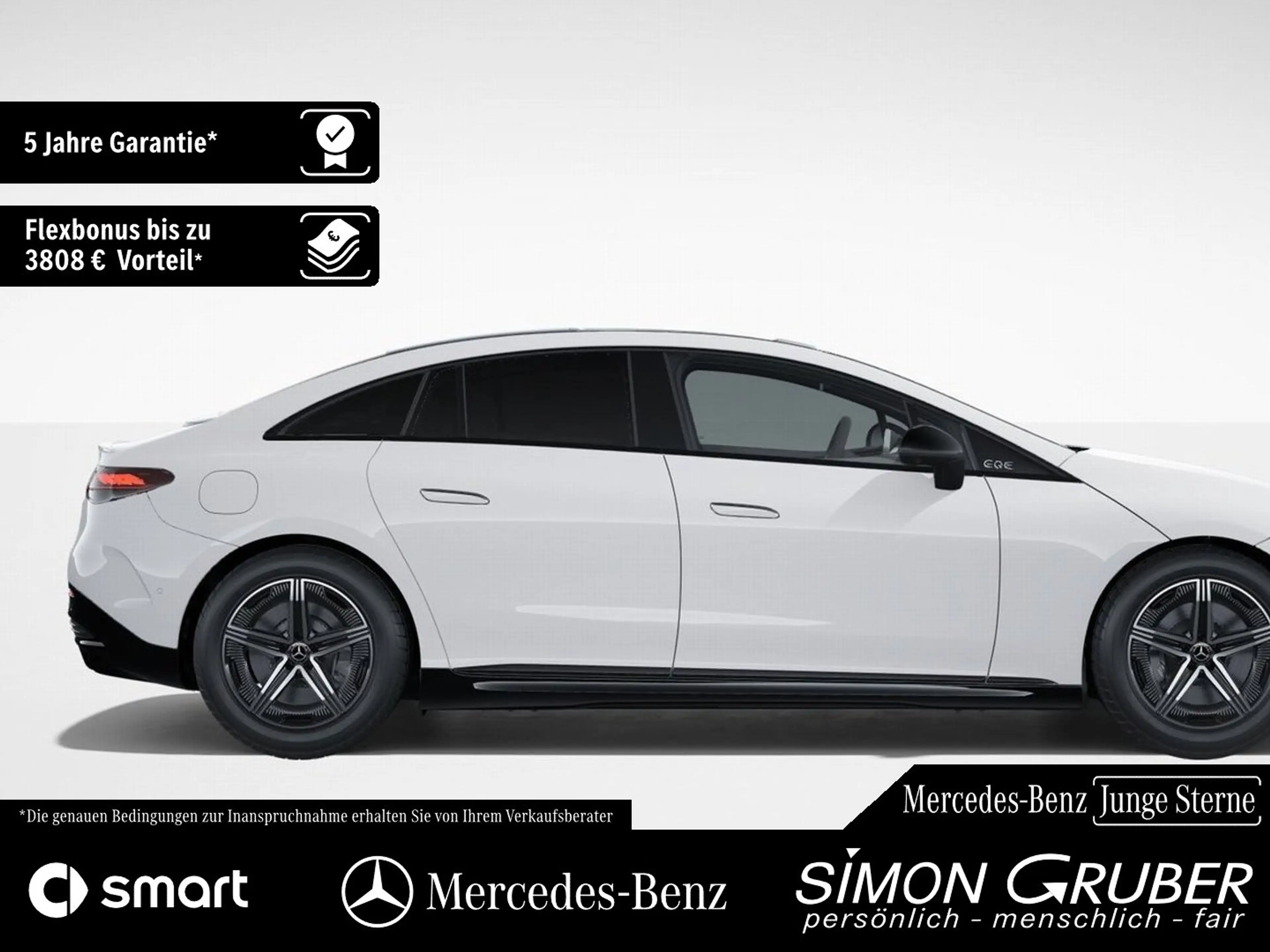 Mercedes-Benz EQE 350 4M AMG Night Pano Burm DigiLight ACC 360 — photo 5