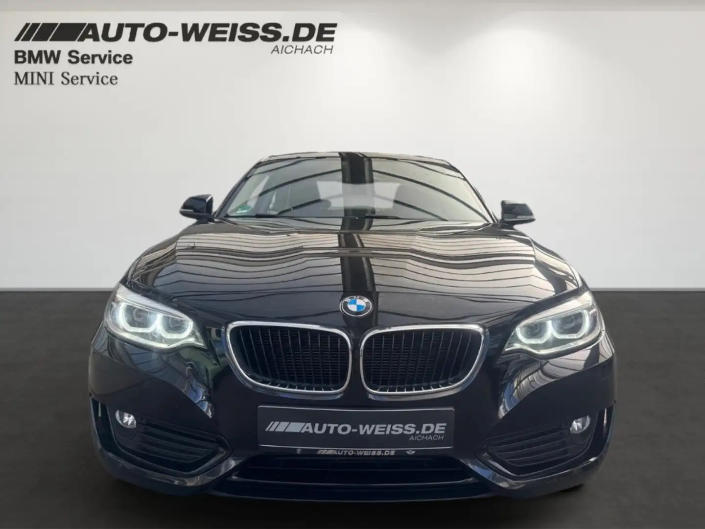BMW 220 i +NAVI+XENON+SHZ+PDC+MFL+CD+BT+TEMPOMAT+ALU Zwart - 2