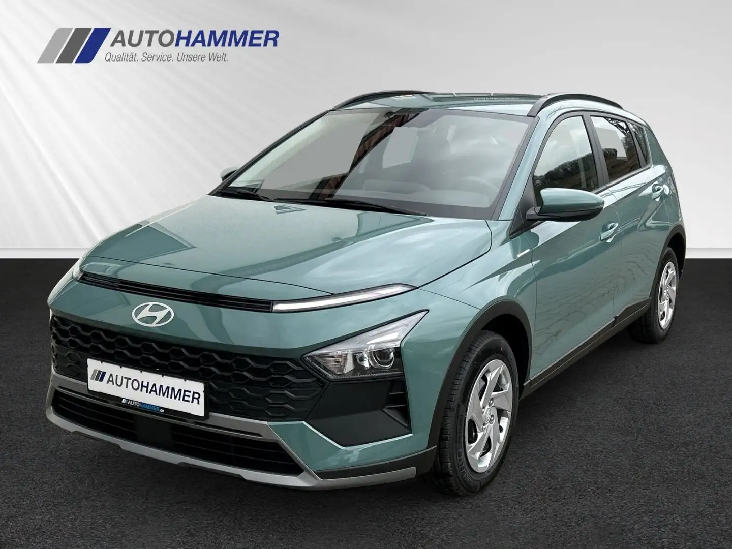 Hyundai BAYON 1.0T MT SELECT Klima Bluelink Navi Kamera Grün - 1