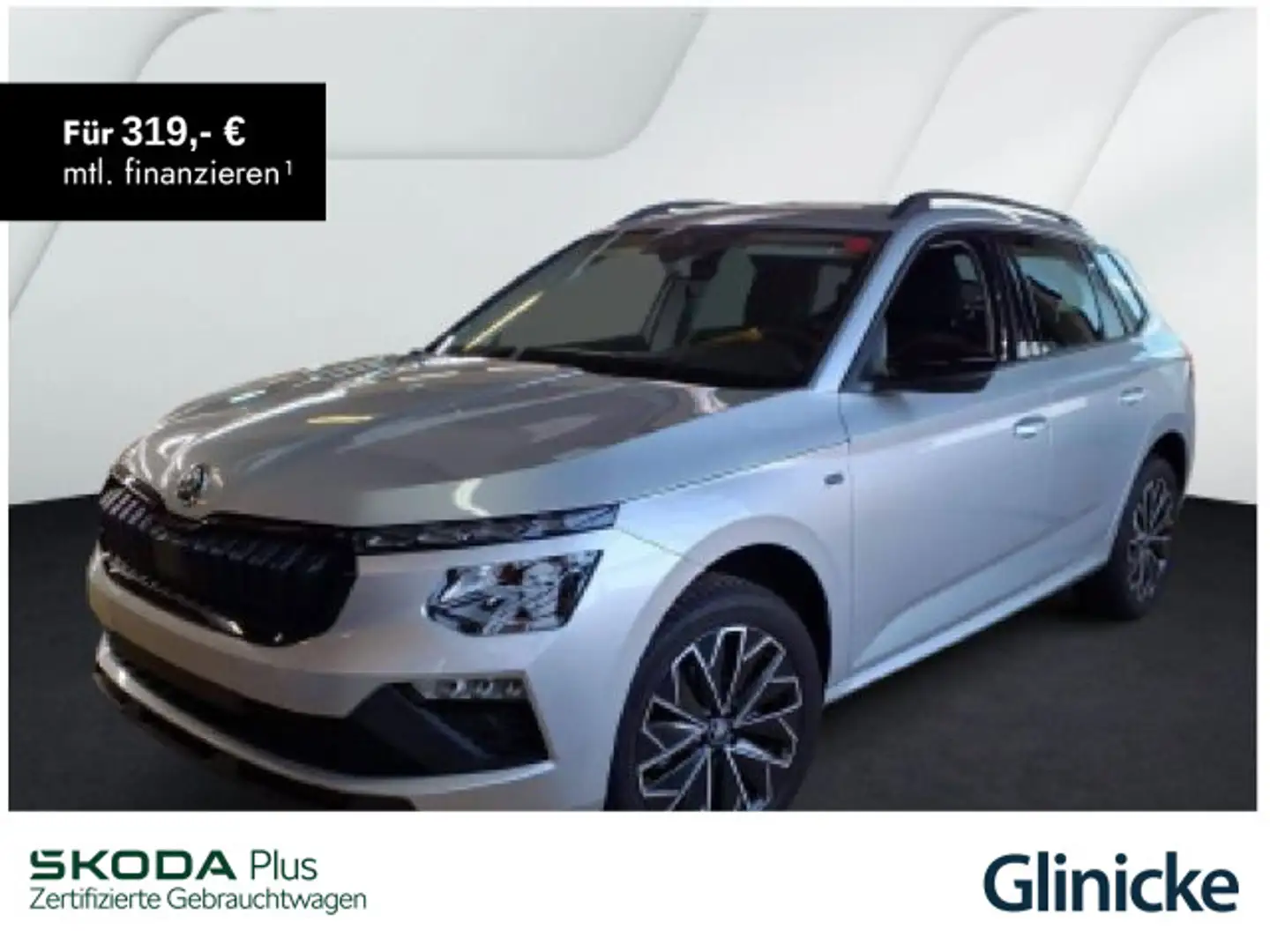 Skoda Kamiq 1.0 TSI Selection Klima LED DAB Silber - 1