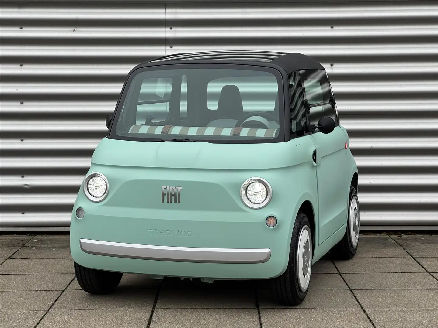 Fiat Topolino Dolcevita | Panoramadak | led verlichting | USB | Vert - 1